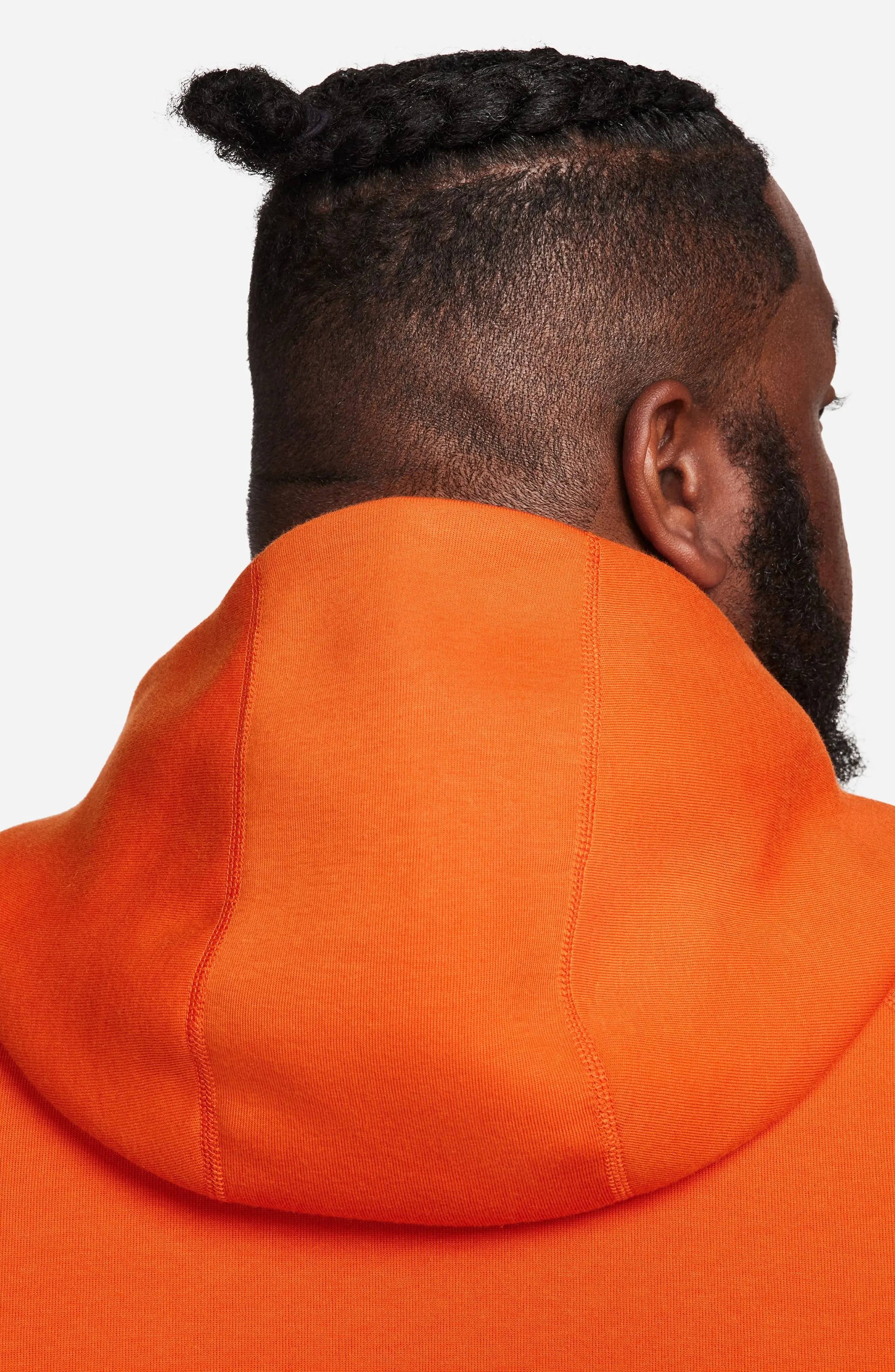 Tech Fleece Windrunner Zip Hoodie in Campfire Orange/Black - 10