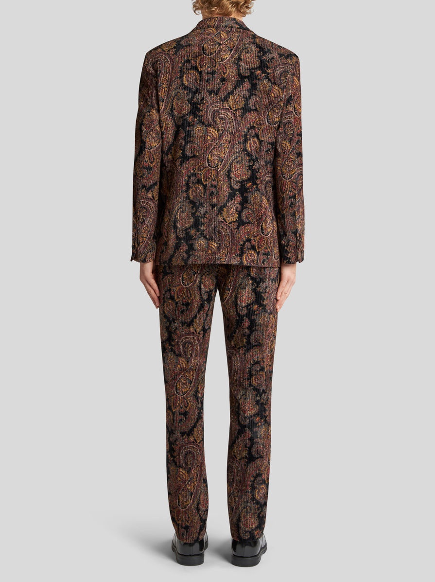 RIBBED PAISLEY JACKET - 4