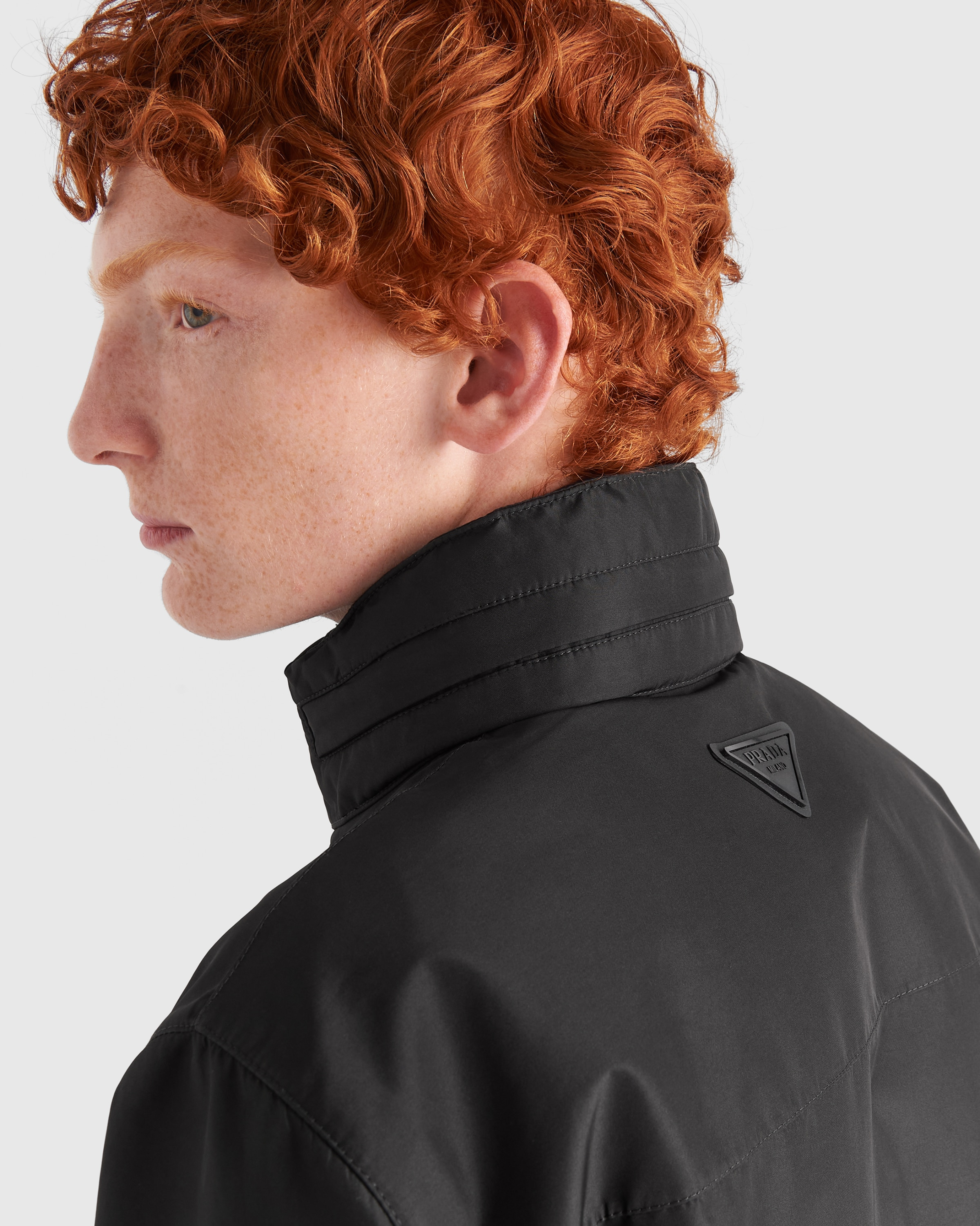 Technical fabric blouson jacket - 3