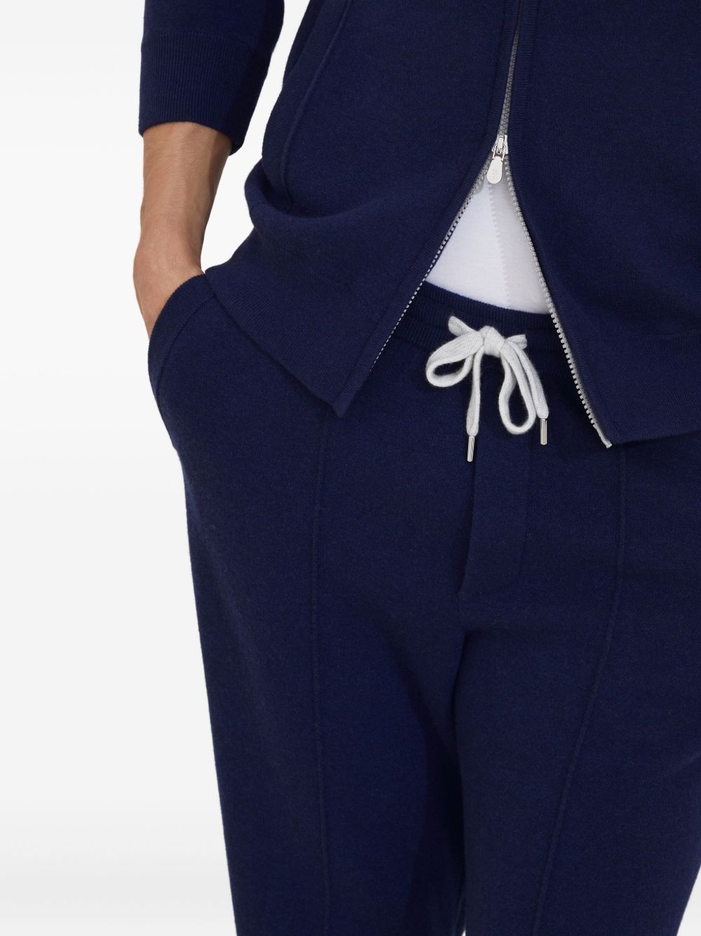 cashmere track pants - 5