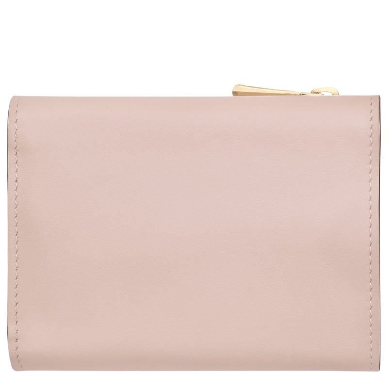 Longchamp Épure Compact wallet Petal Pink - Leather outlook