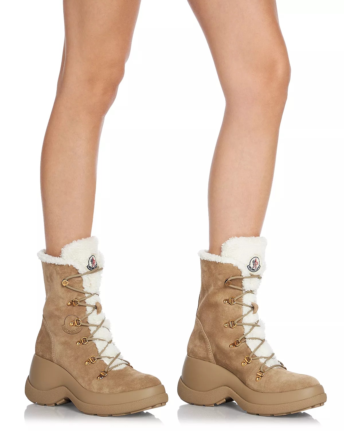 Women's Resile Trek Faux Fur Trim Lace Up Boots - 2
