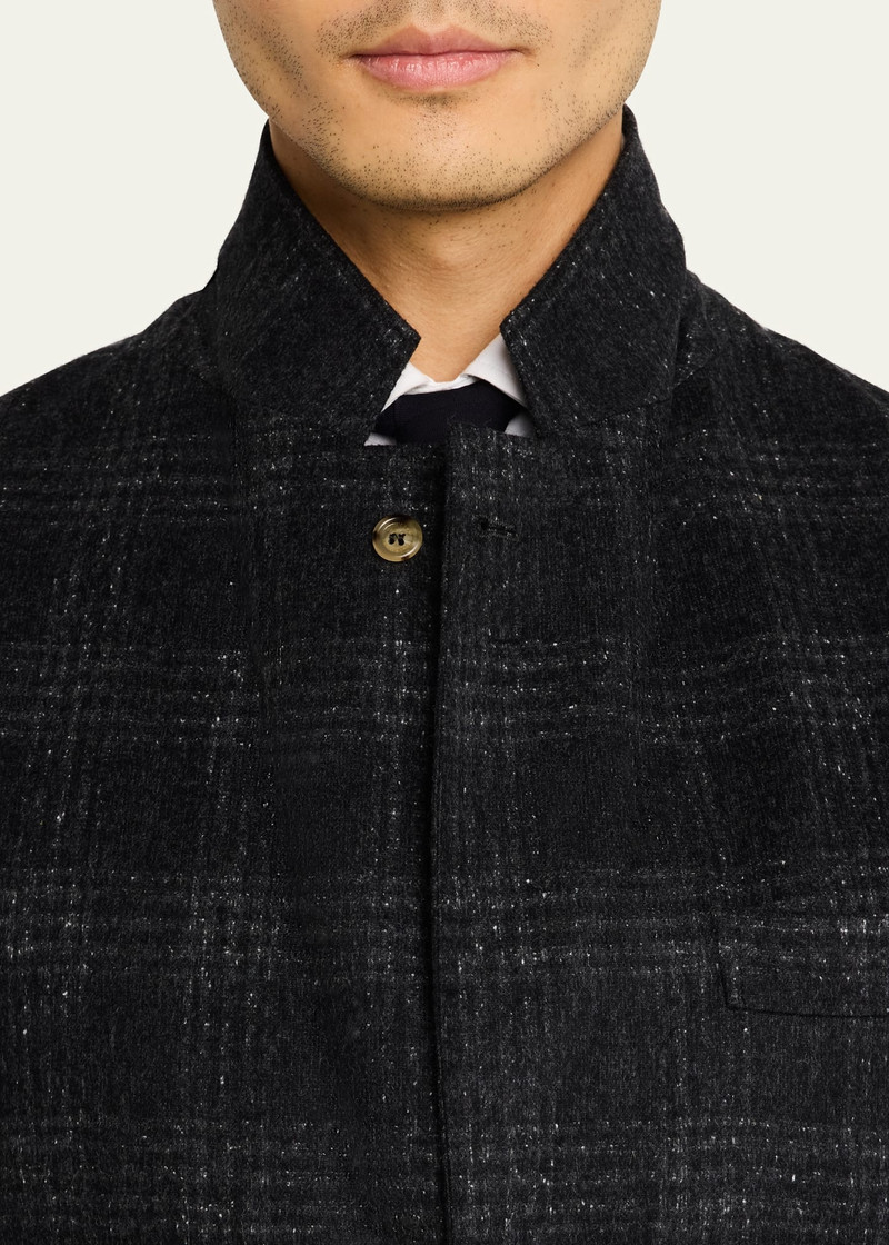 Men's Speckled Check Suit 8