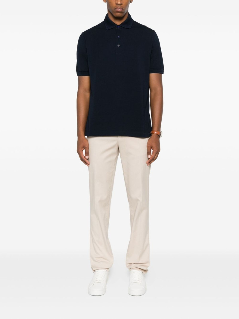 Canali cotton polo shirt outlook