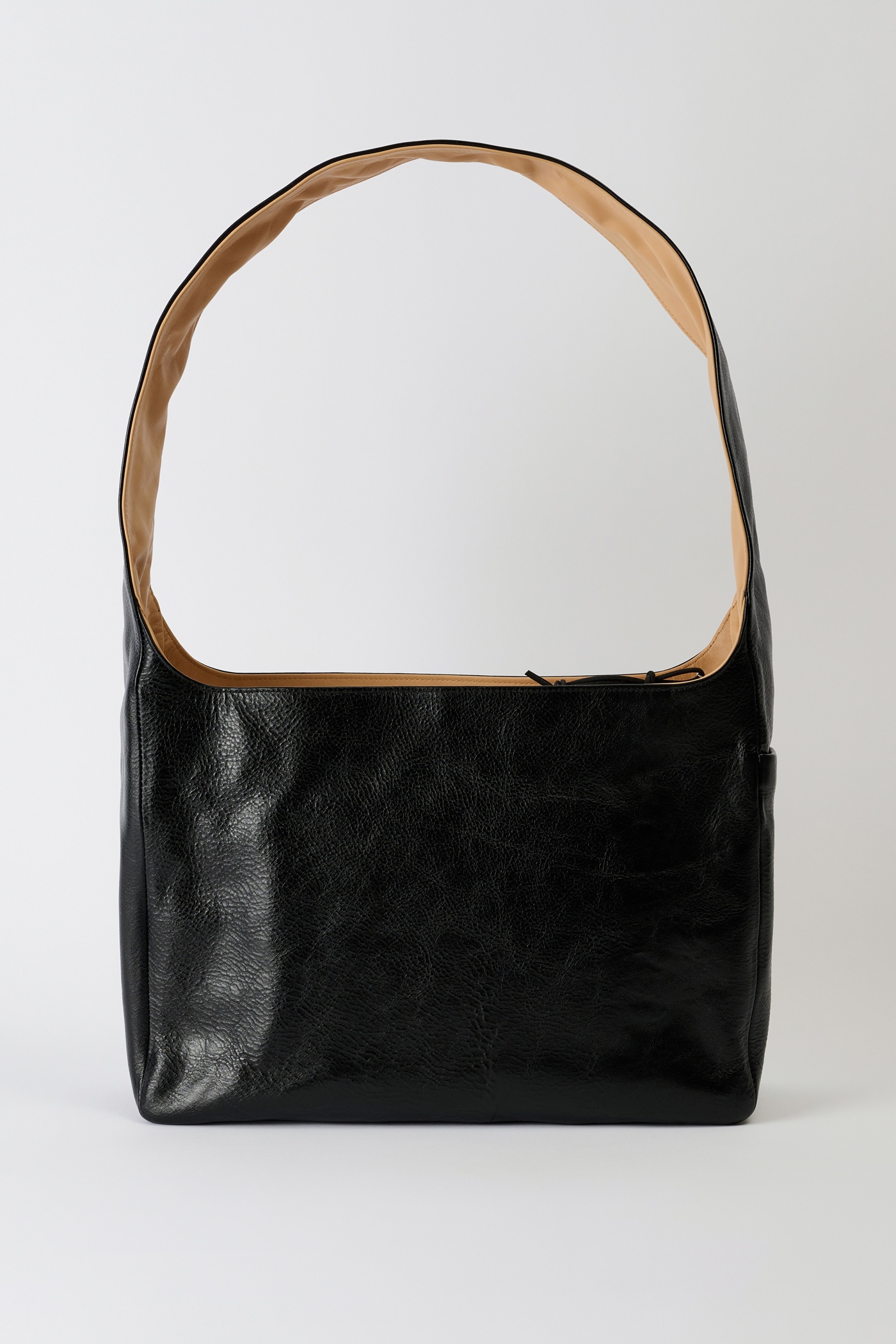 Grande Brick Bag Deep Black Leather - 4