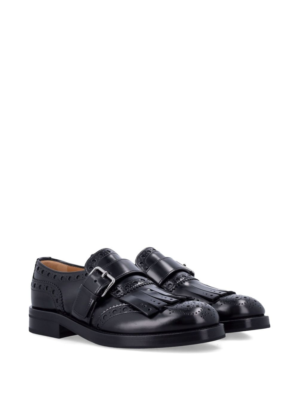 fringe buckle Oxford shoes - 2