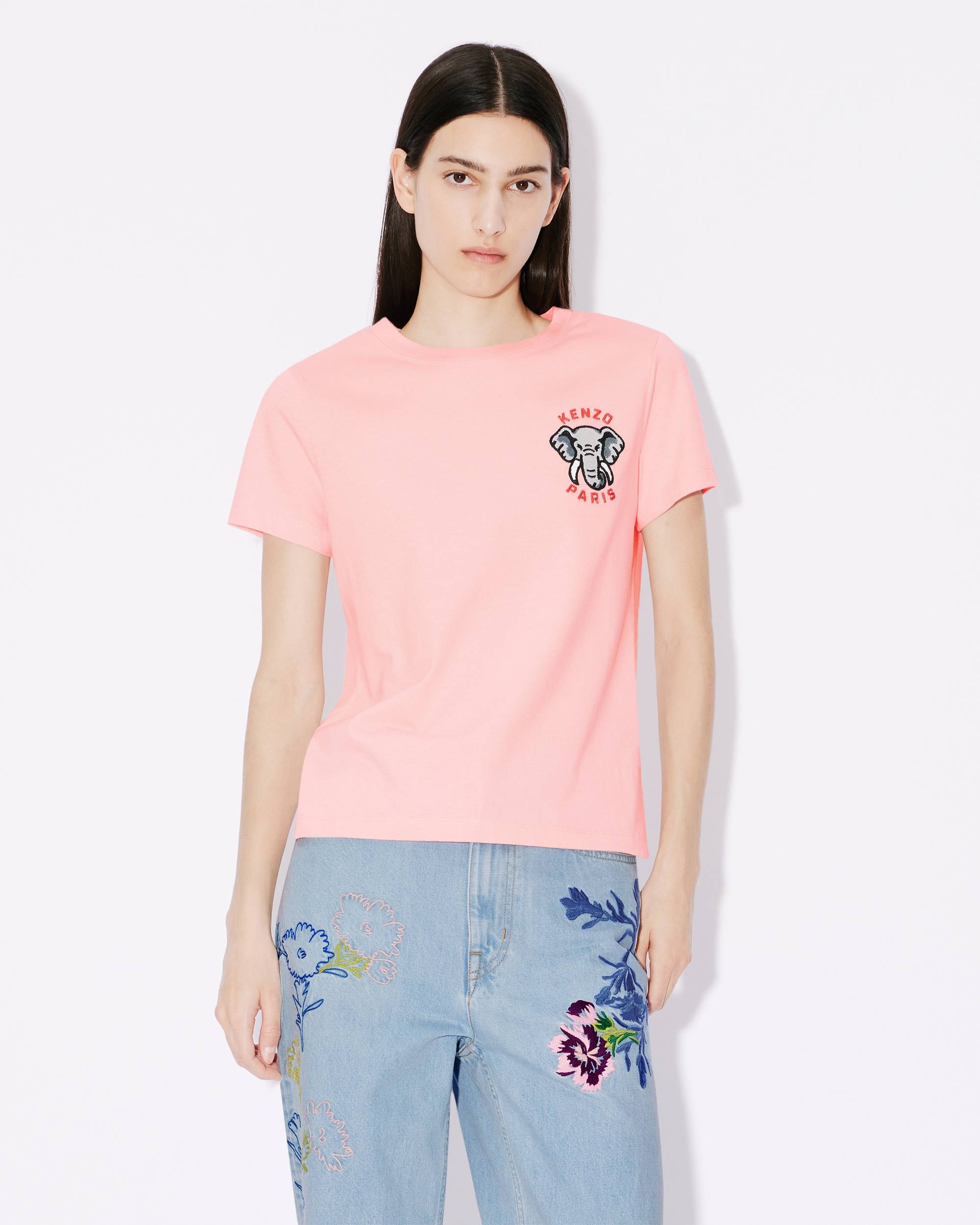 'KENZO Elephant Crest' embroidered T-shirt - 3