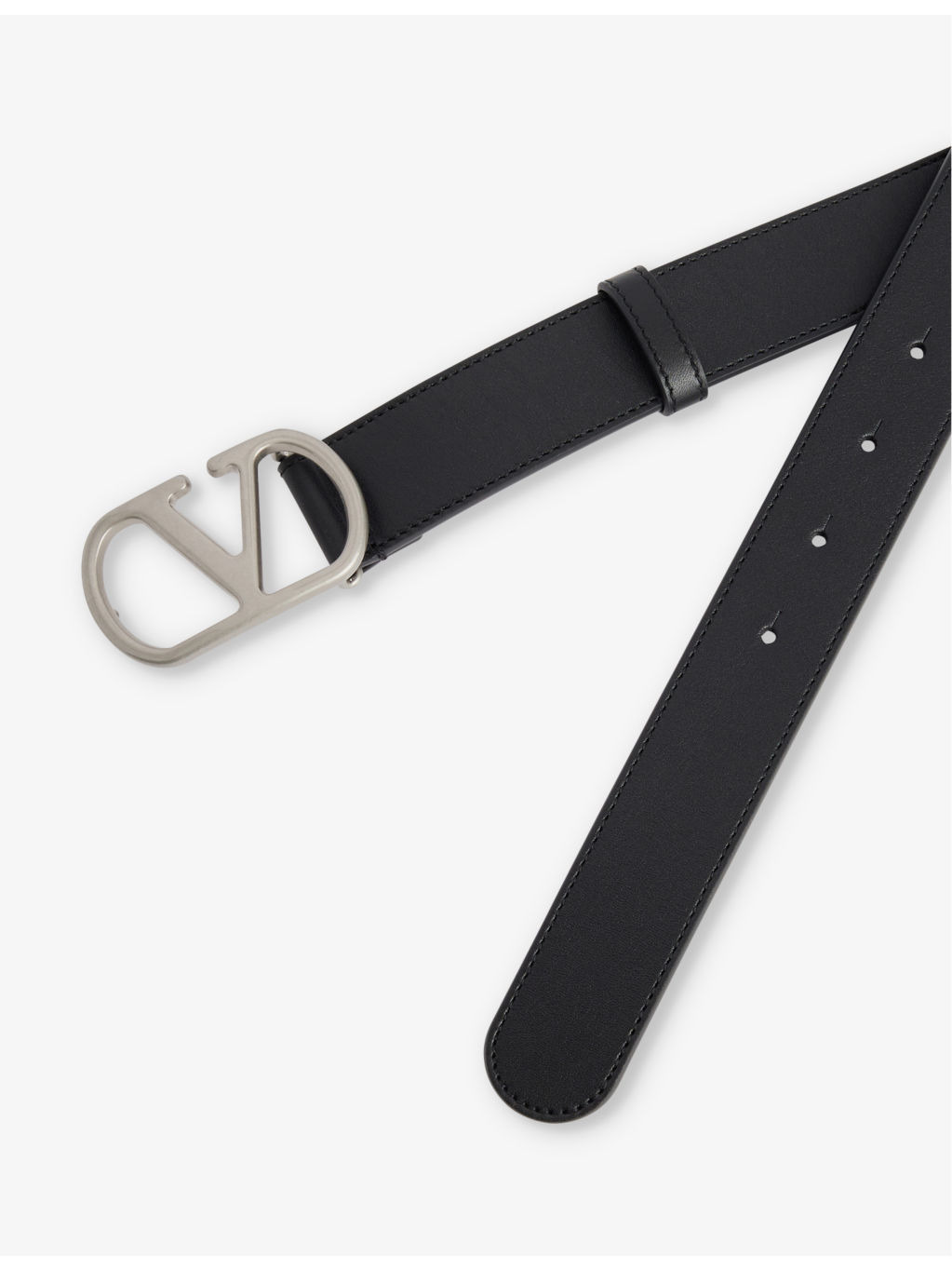 VLogo Signature Leather Belt - 2