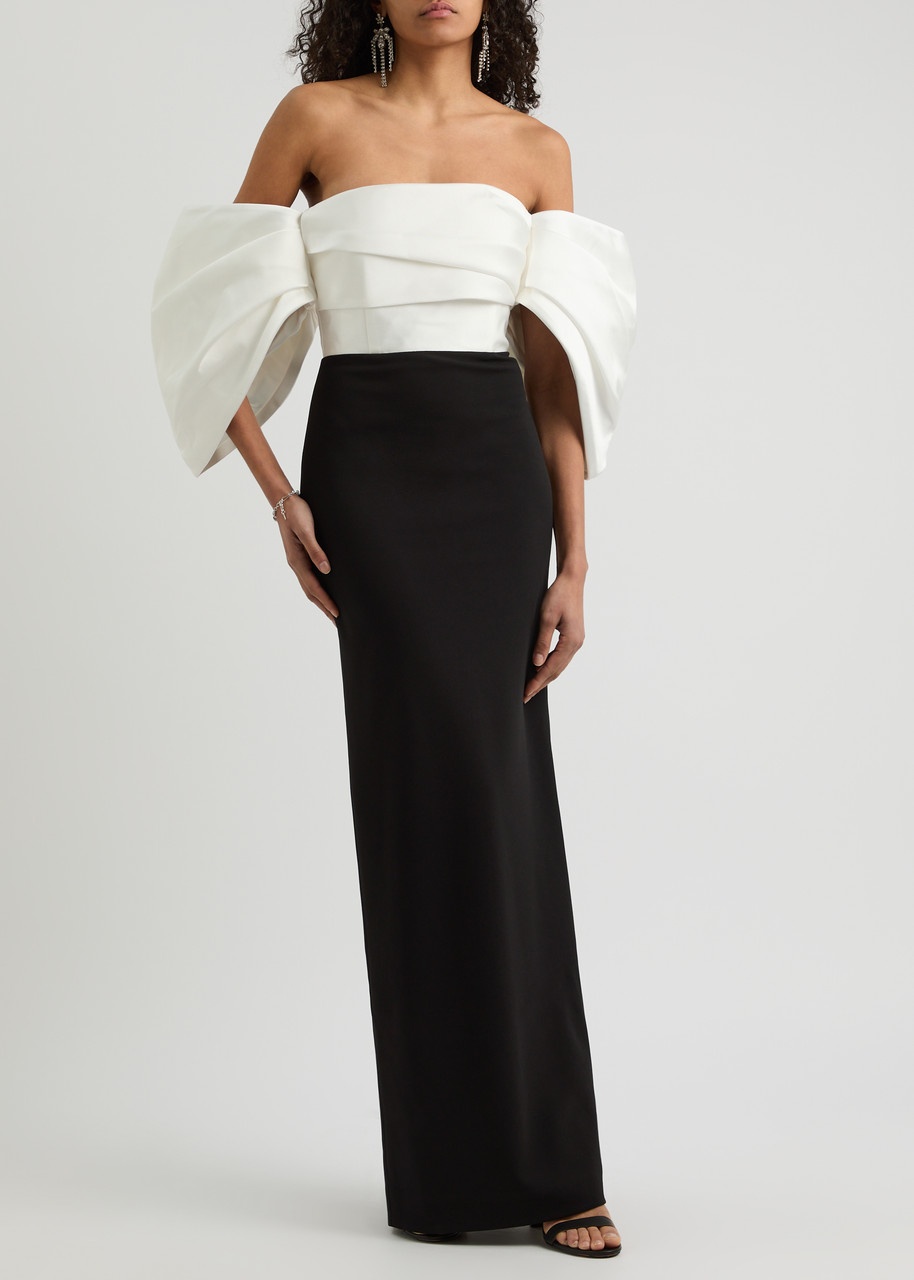 Solace London Arla Off-the-shoulder Gown - 4