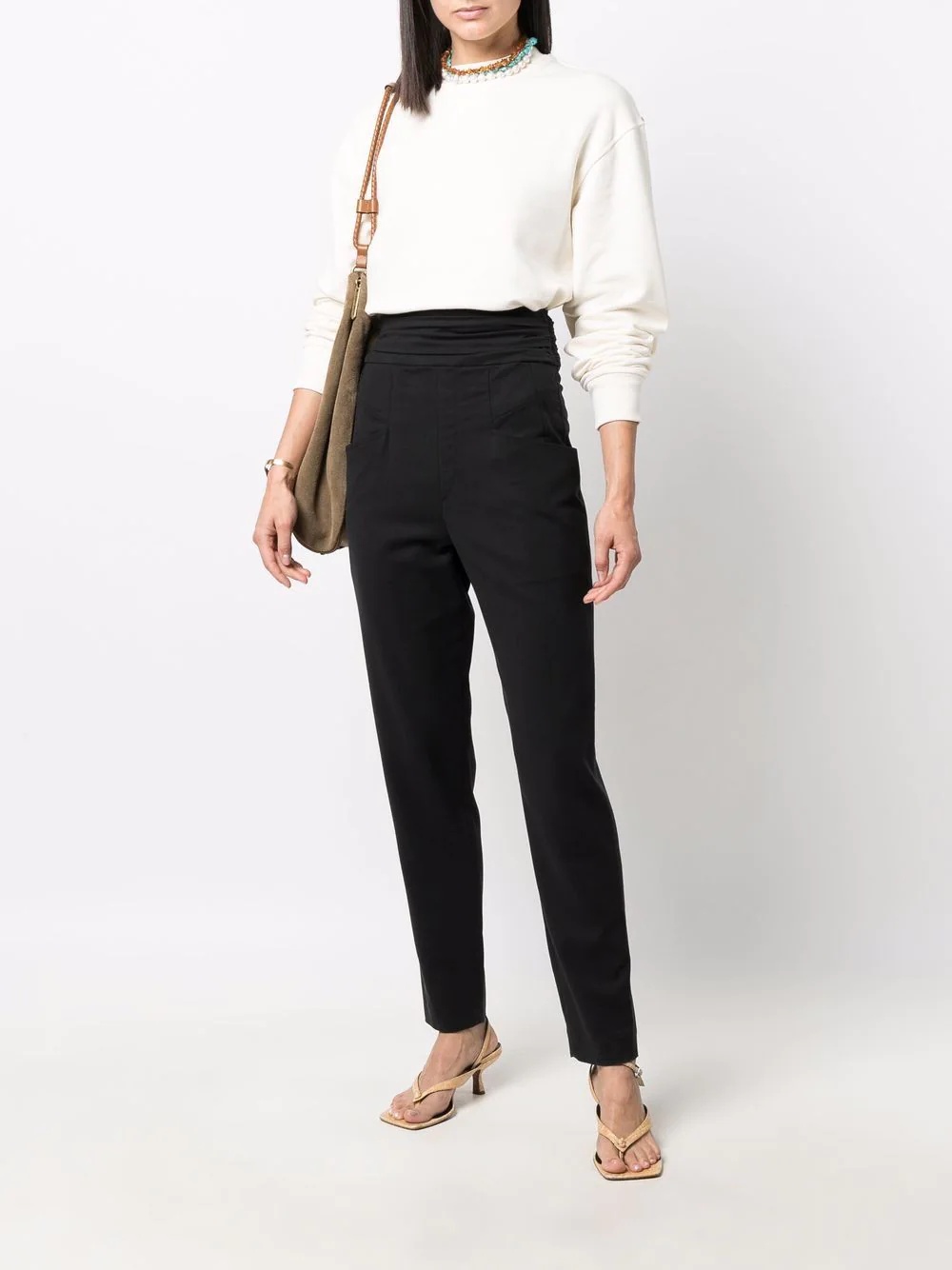 Stoda high-waisted tapered trousers - 2