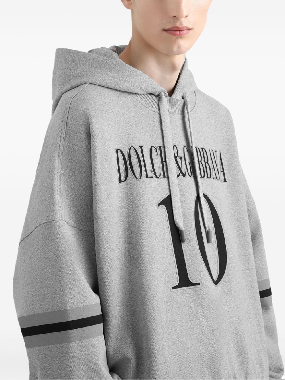 logo-print hoodie - 4
