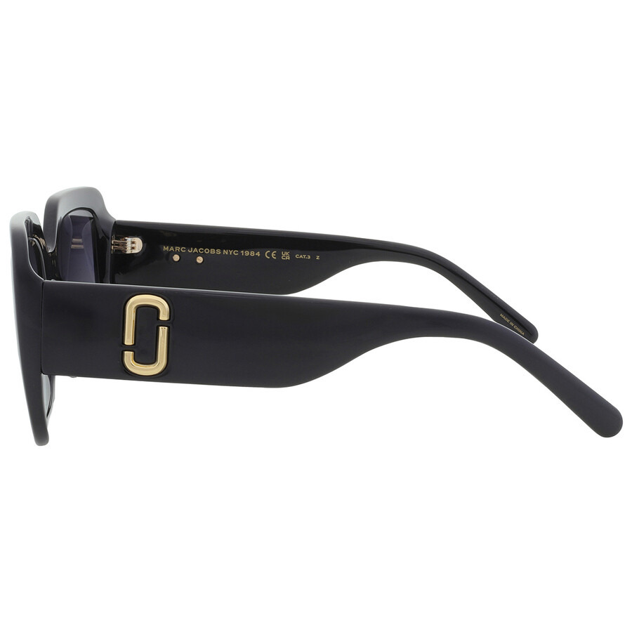 Marc Jacobs Polarized Grey Shaded Square Ladies Sunglasses MARC 647/S 008A/WJ 53 - 4