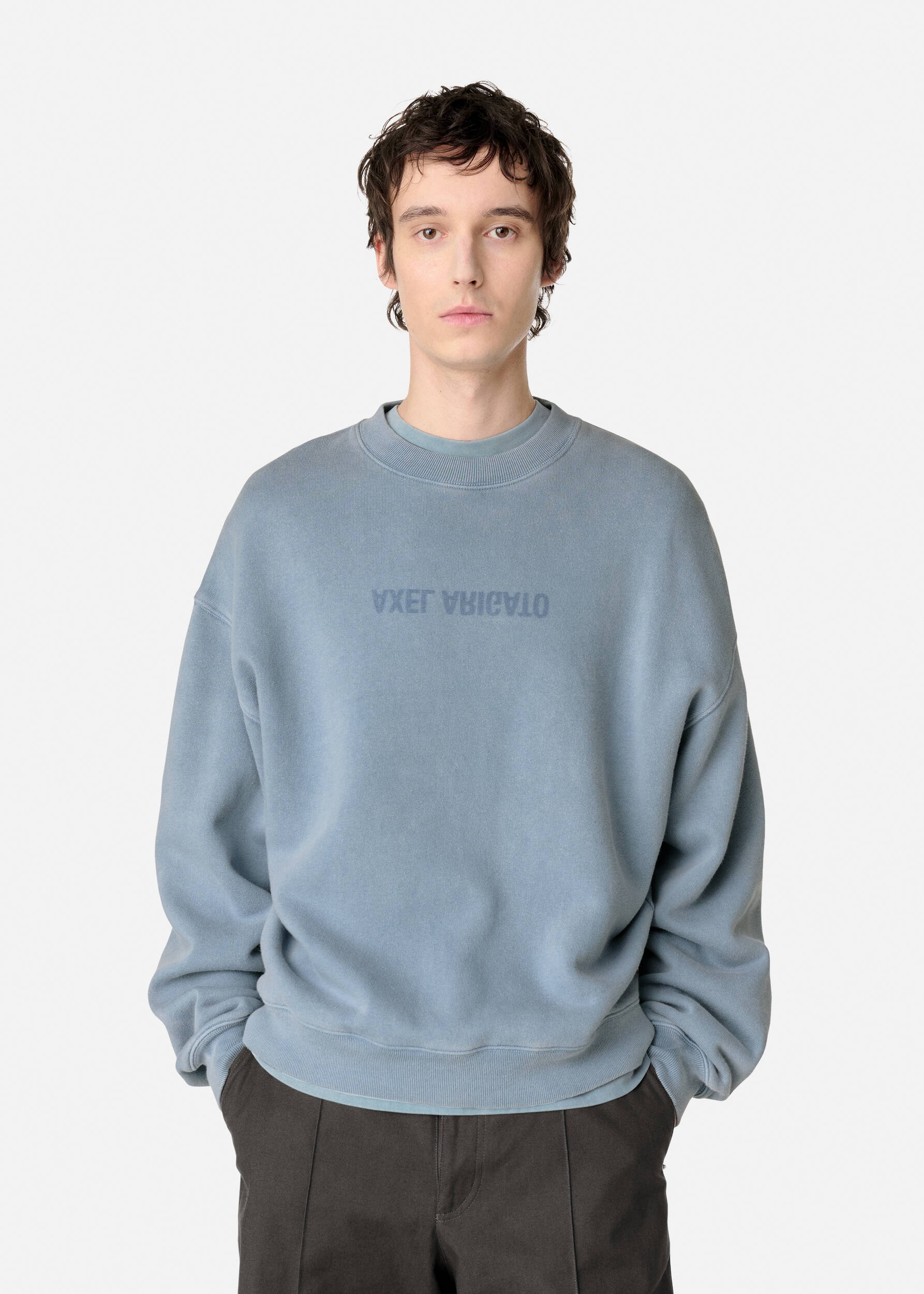 Distort Washed Sweatshirt - 2