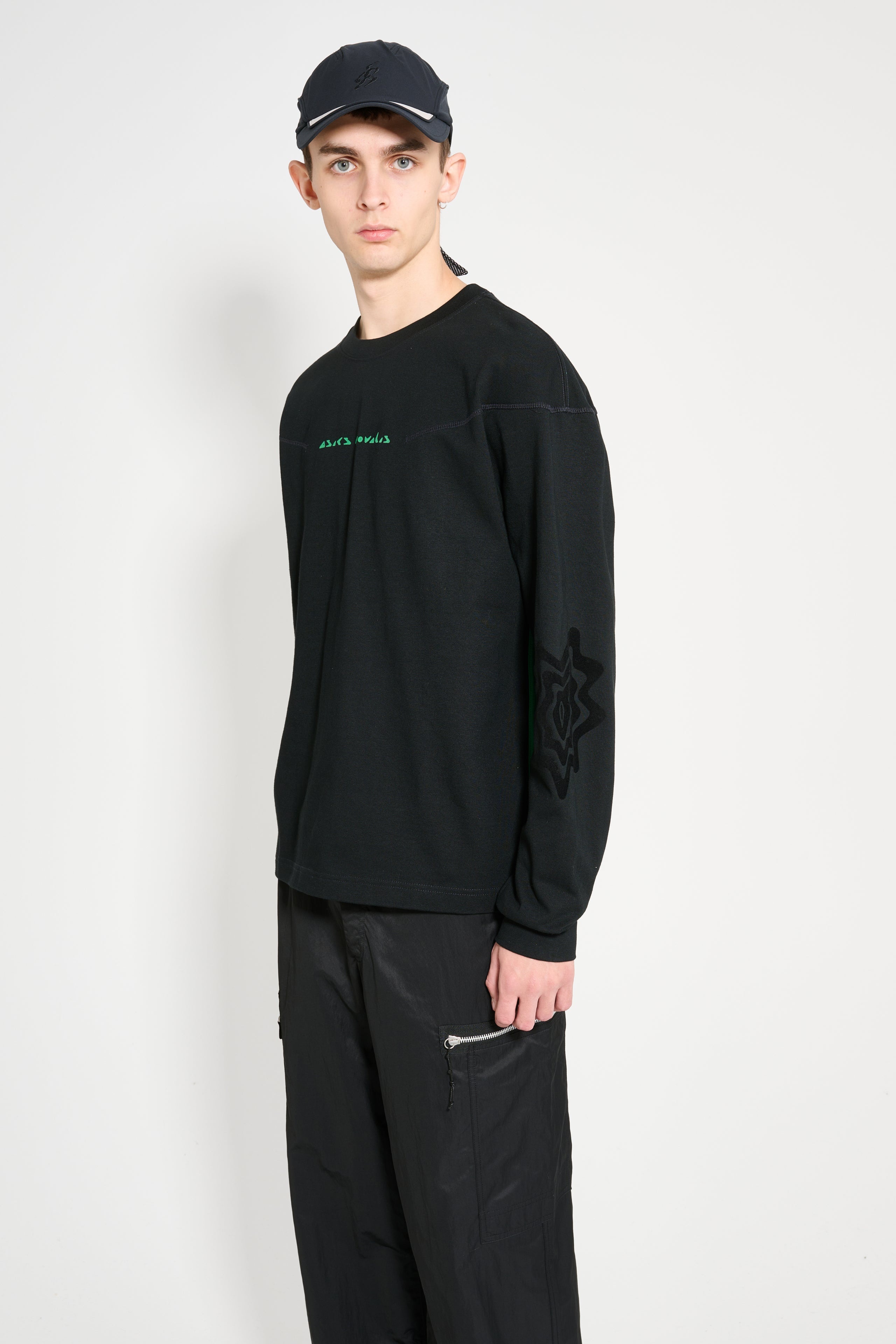 ASICS NOVALIS BIXANCE LONG SLEEVE ANTHRACITE - 2