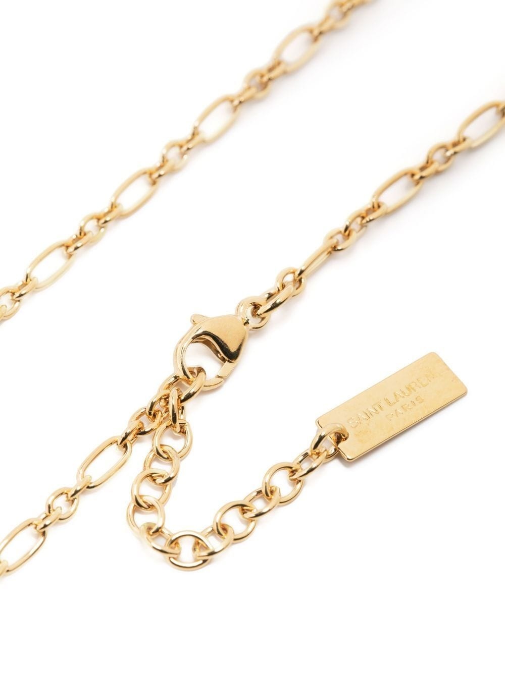 logo-engraved chain necklace - 3