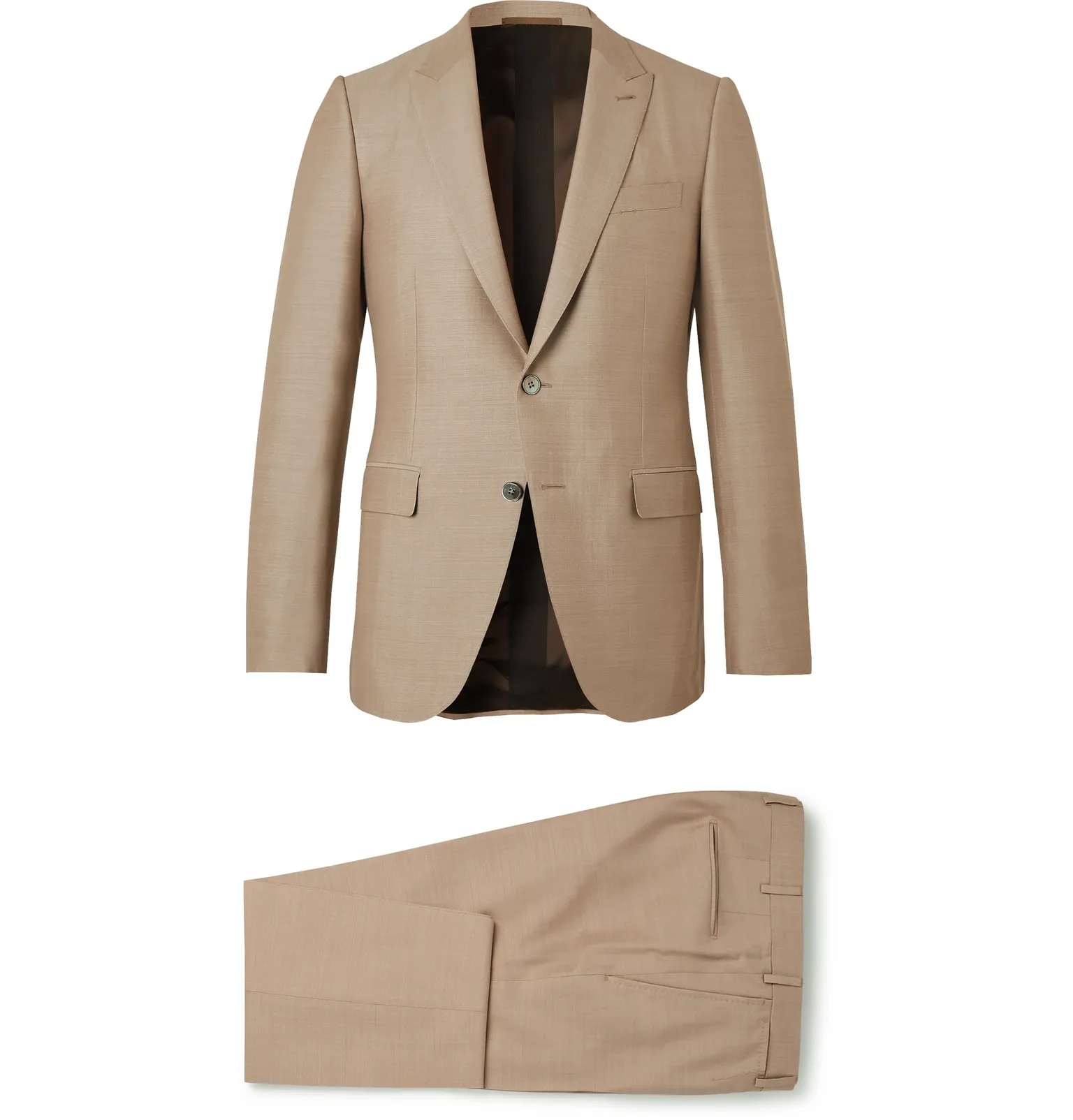 Slim-Fit Silk and Wool-Blend Suit - 1