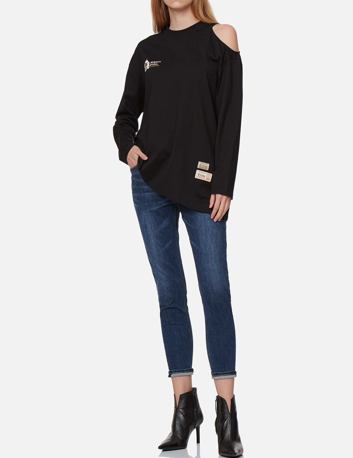 KAMON AND SEAGULL EMBROIDERED SKINNY JEANS - 6