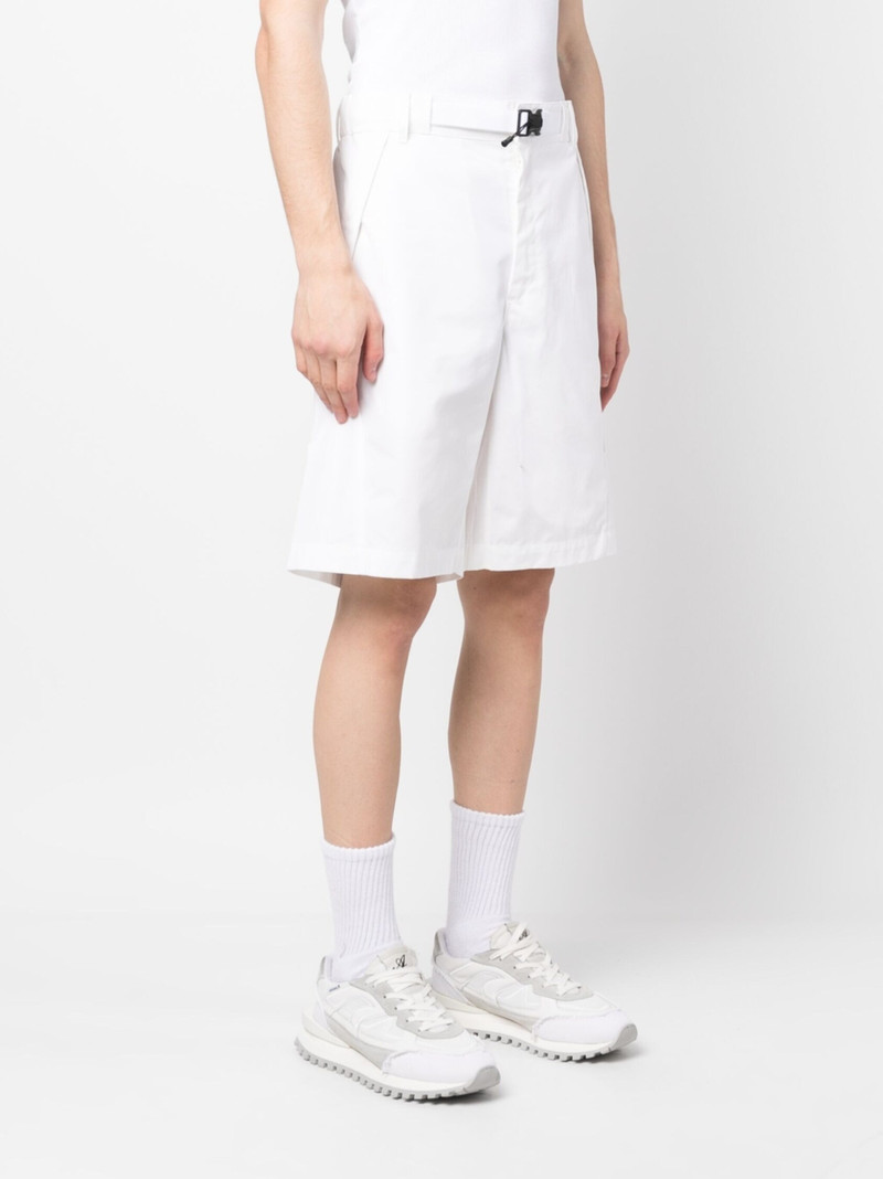 logo-print belted-waist shorts 3