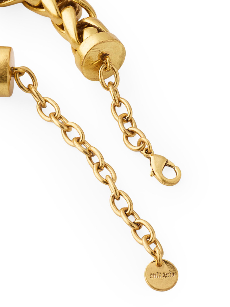 Women's Grano Goldtone Choker - Dark Coral 4