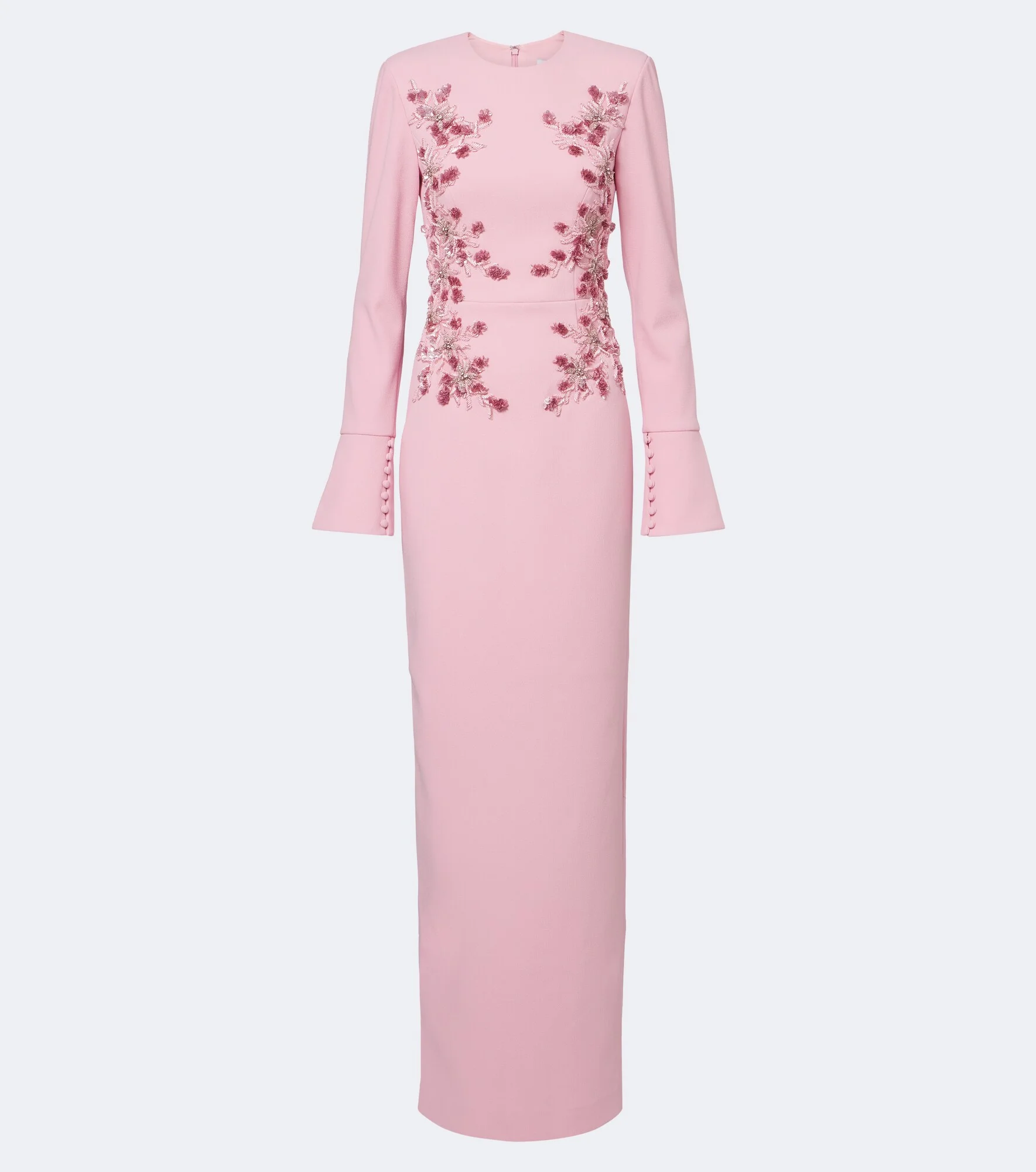 Lulee embellished floral gown - 1