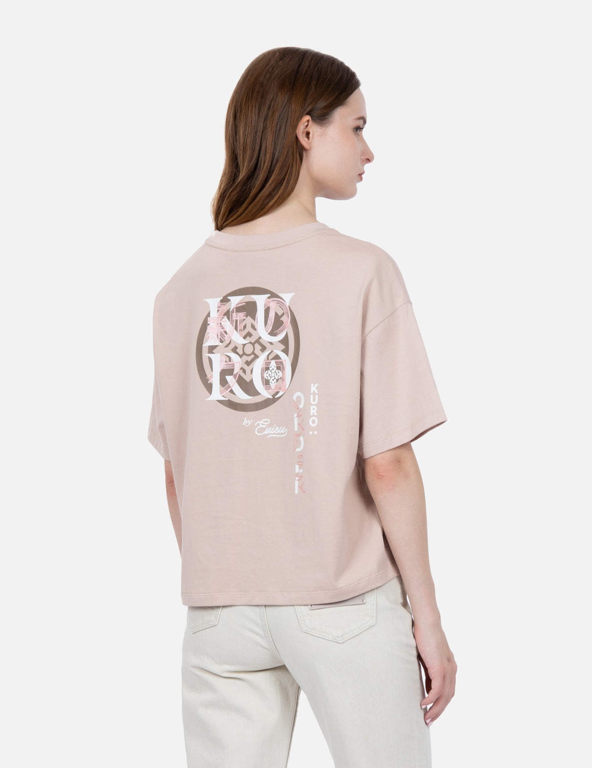 Logo and Kamon Print T-shirt - 7