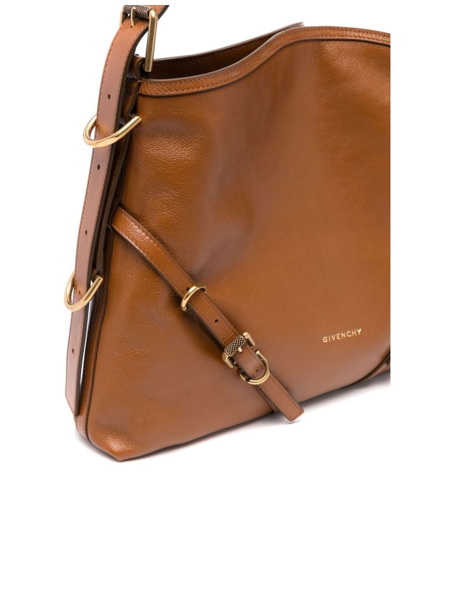 Givenchy Medium Voyou Tan Leather Shoulder Bag - 2