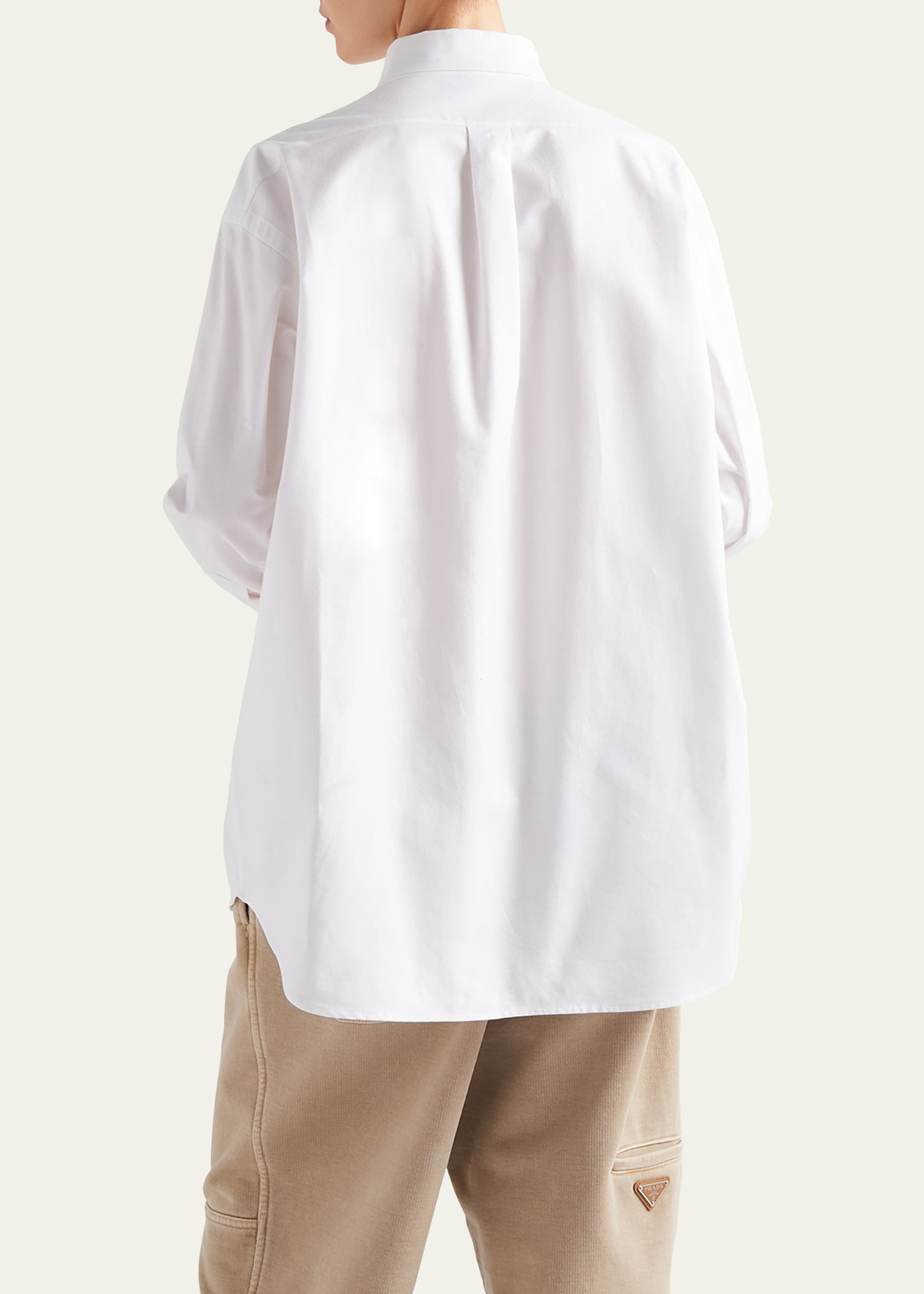 Logo-Embroidered Oxford Menswear Shirt - 3