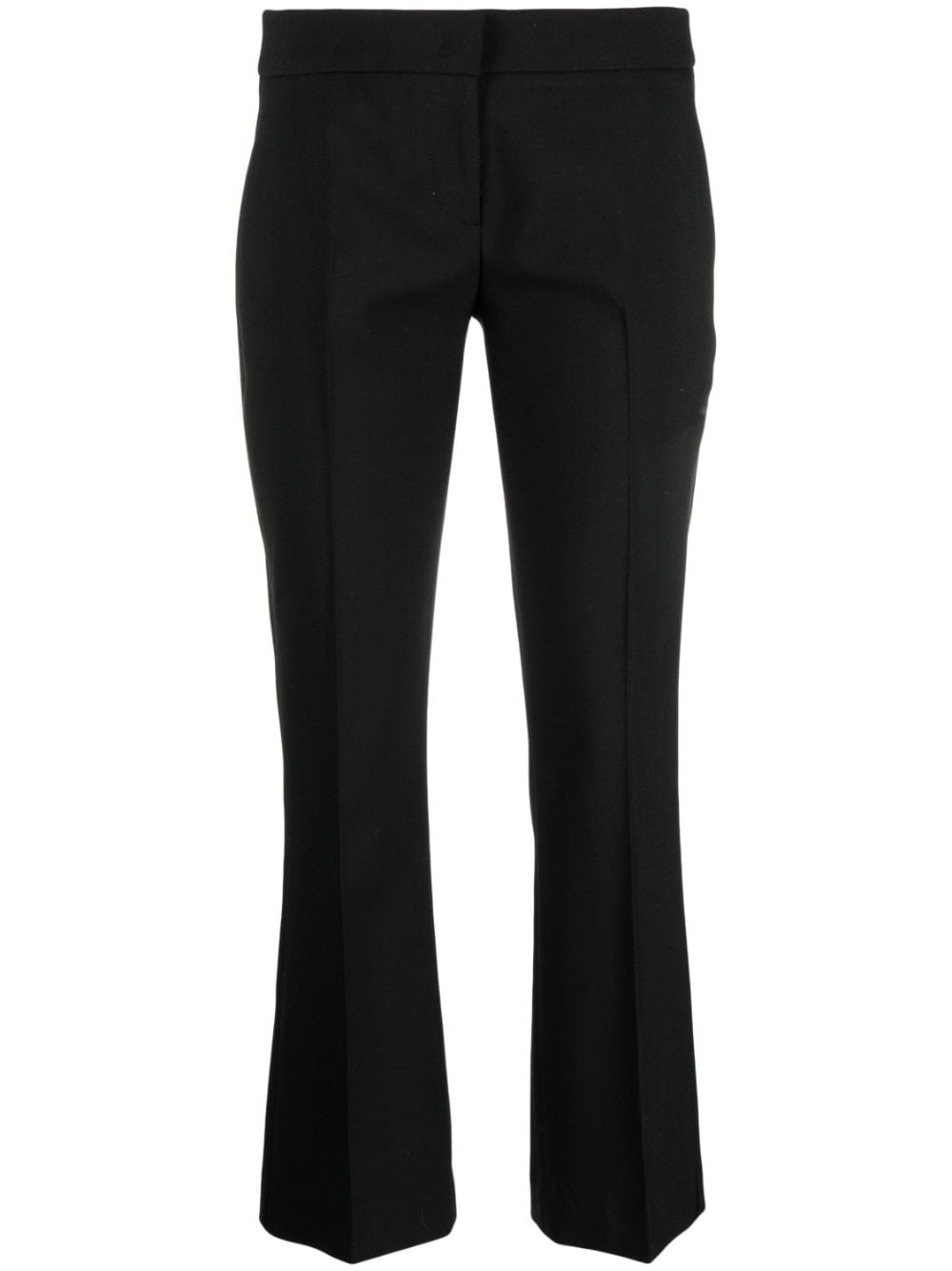 low-rise cropped trousers - 1