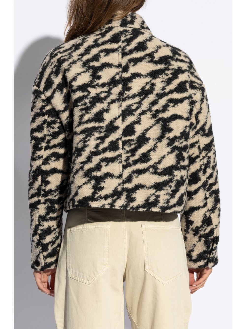 Ferida zebra-print coat - 4