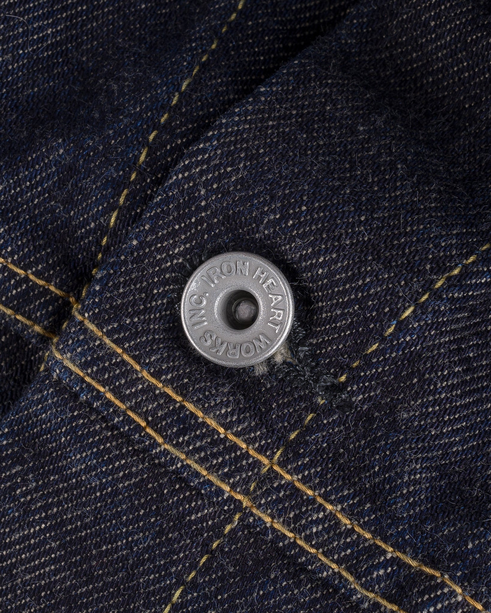 IH-526SV 21oz Selvedge Denim Modified Type III Vest - Indigo - 11