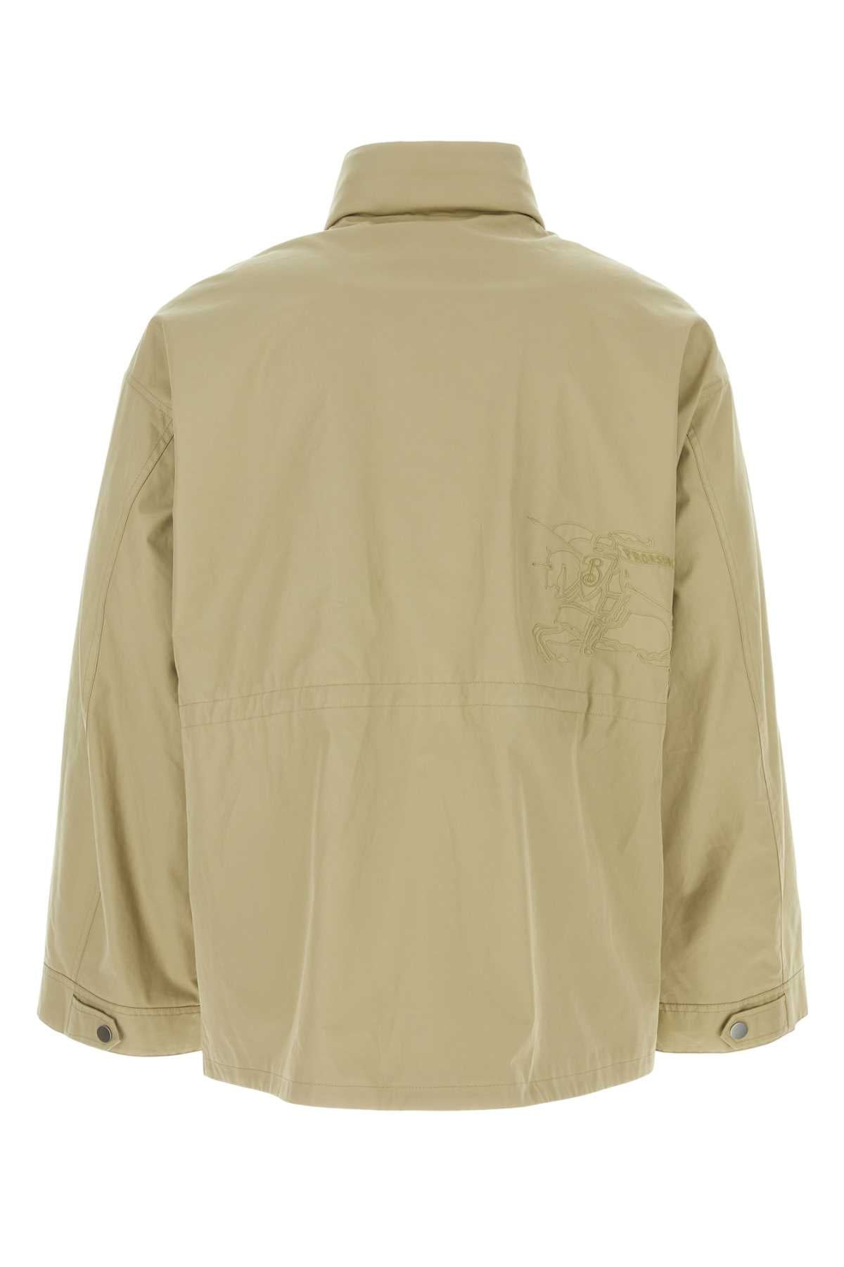 Burberry Men Cappuccino Gabardine Jacket - 2