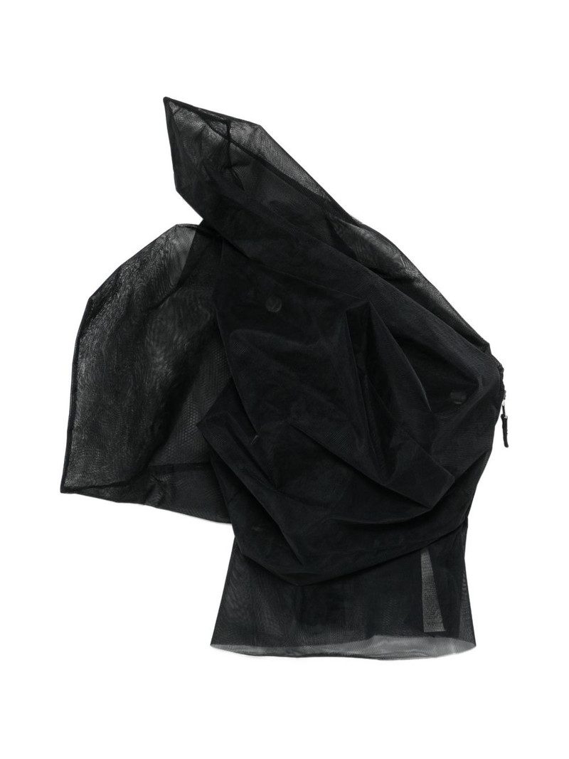 asymmetric draped top 1
