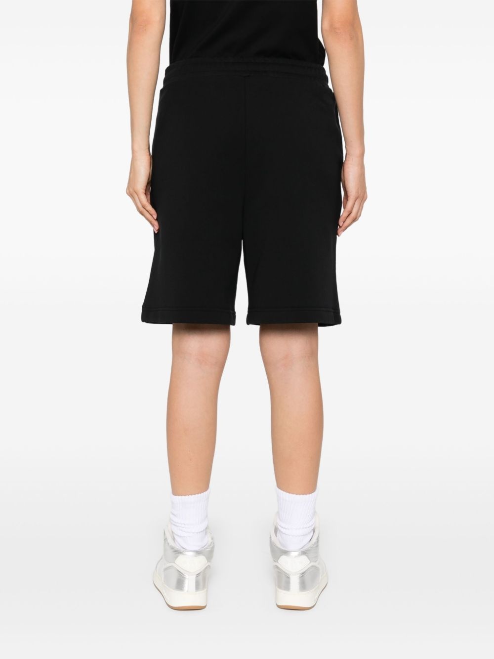 Bear-print track shorts - 4