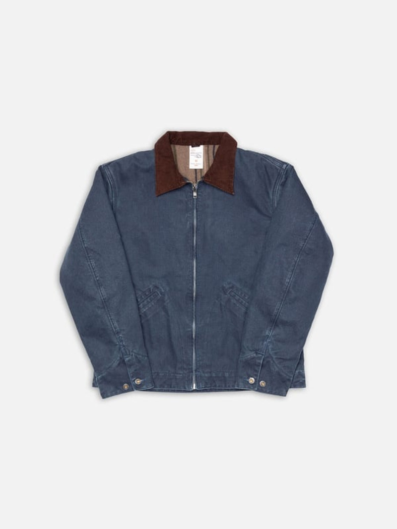Blake Zip Jacket Canvas Blue 1