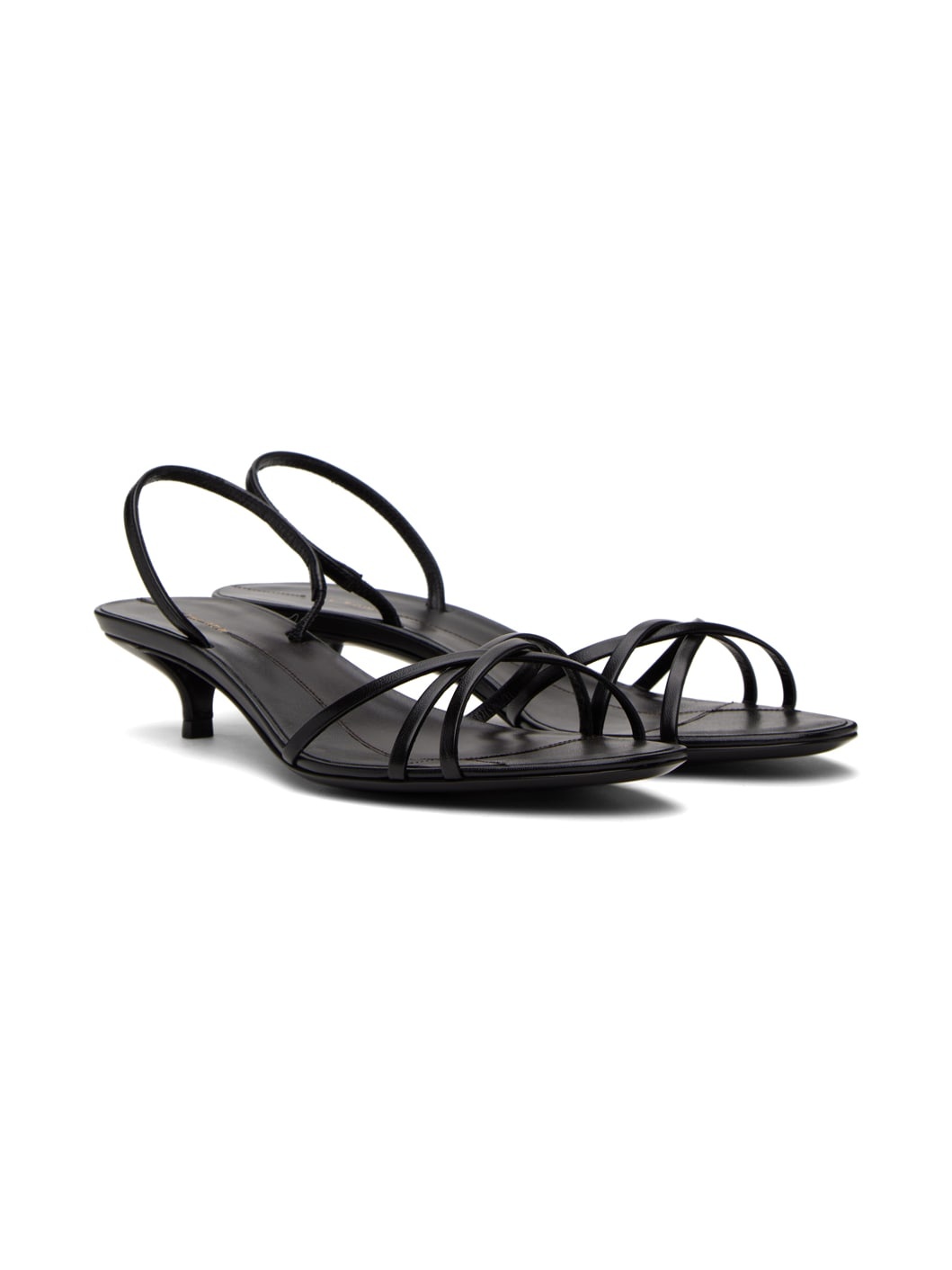 Black Harlow 35 Heeled Sandals - 4