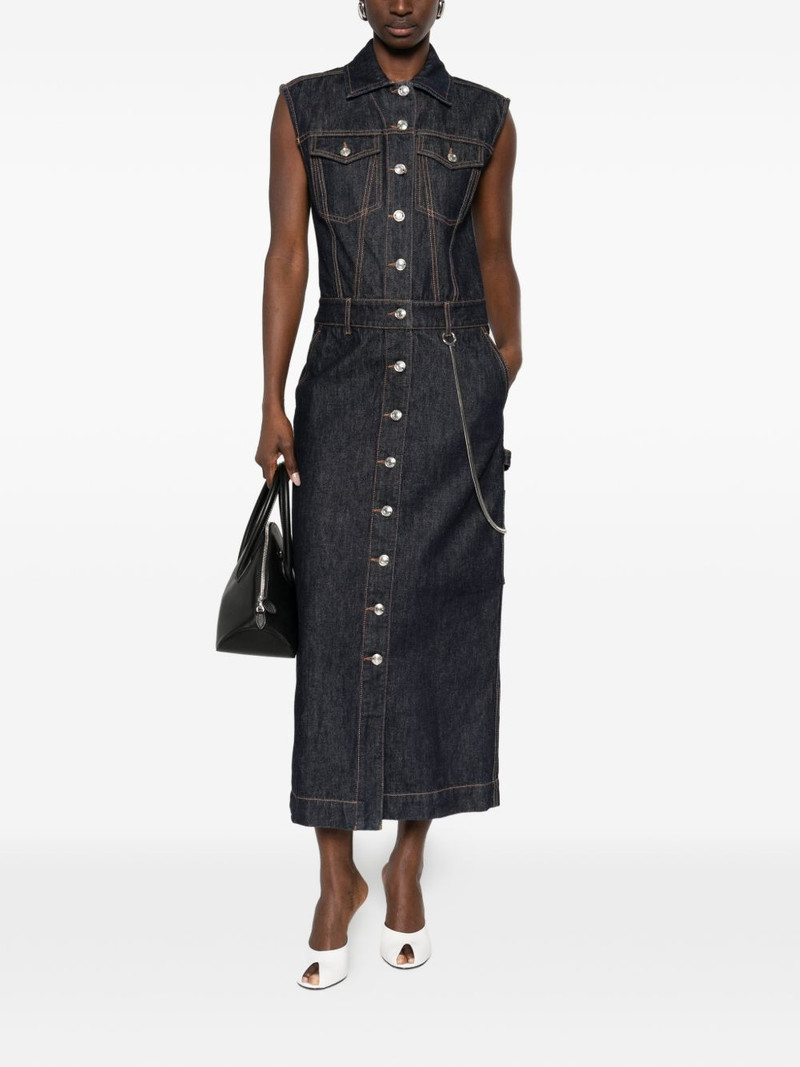 Sportmax button denim dress outlook