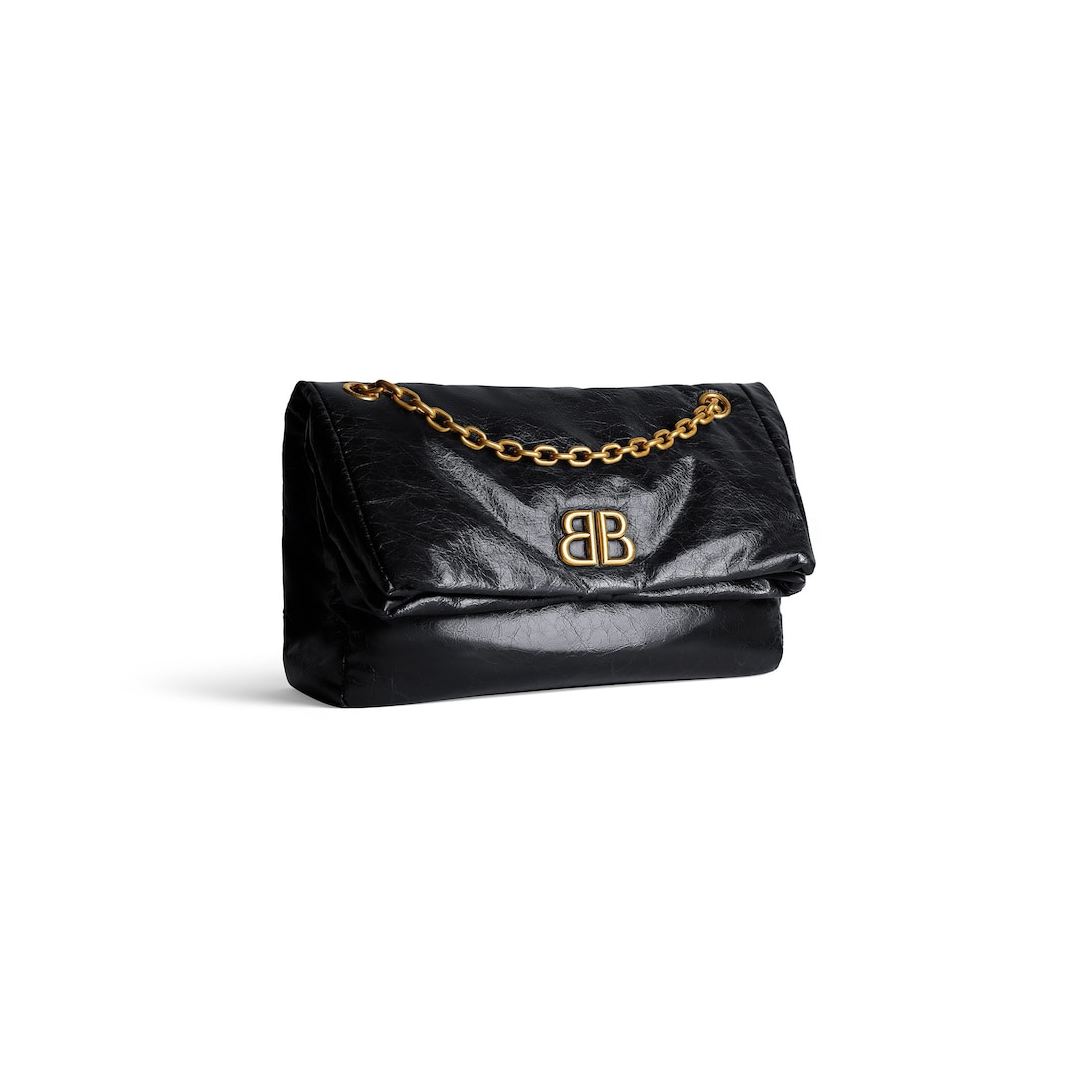 Women's Monaco Medium Chain Bag  in Black - 2