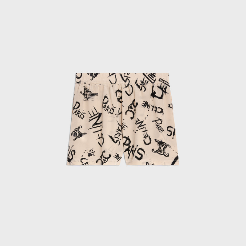 CELINE SHORTS IN CREPE DE CHINE outlook