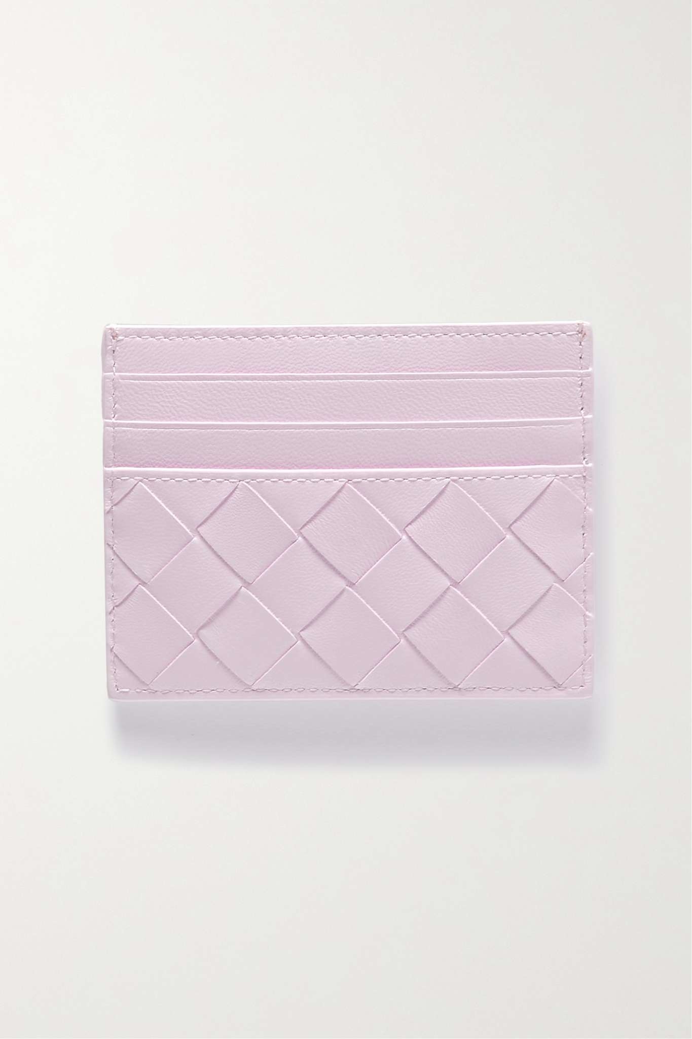 Intrecciato leather cardholder - 2