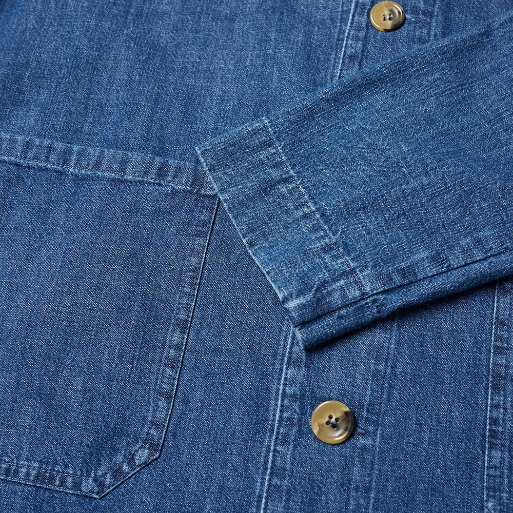 A.P.C. Kerlouan Denim Chore Jacket - 4