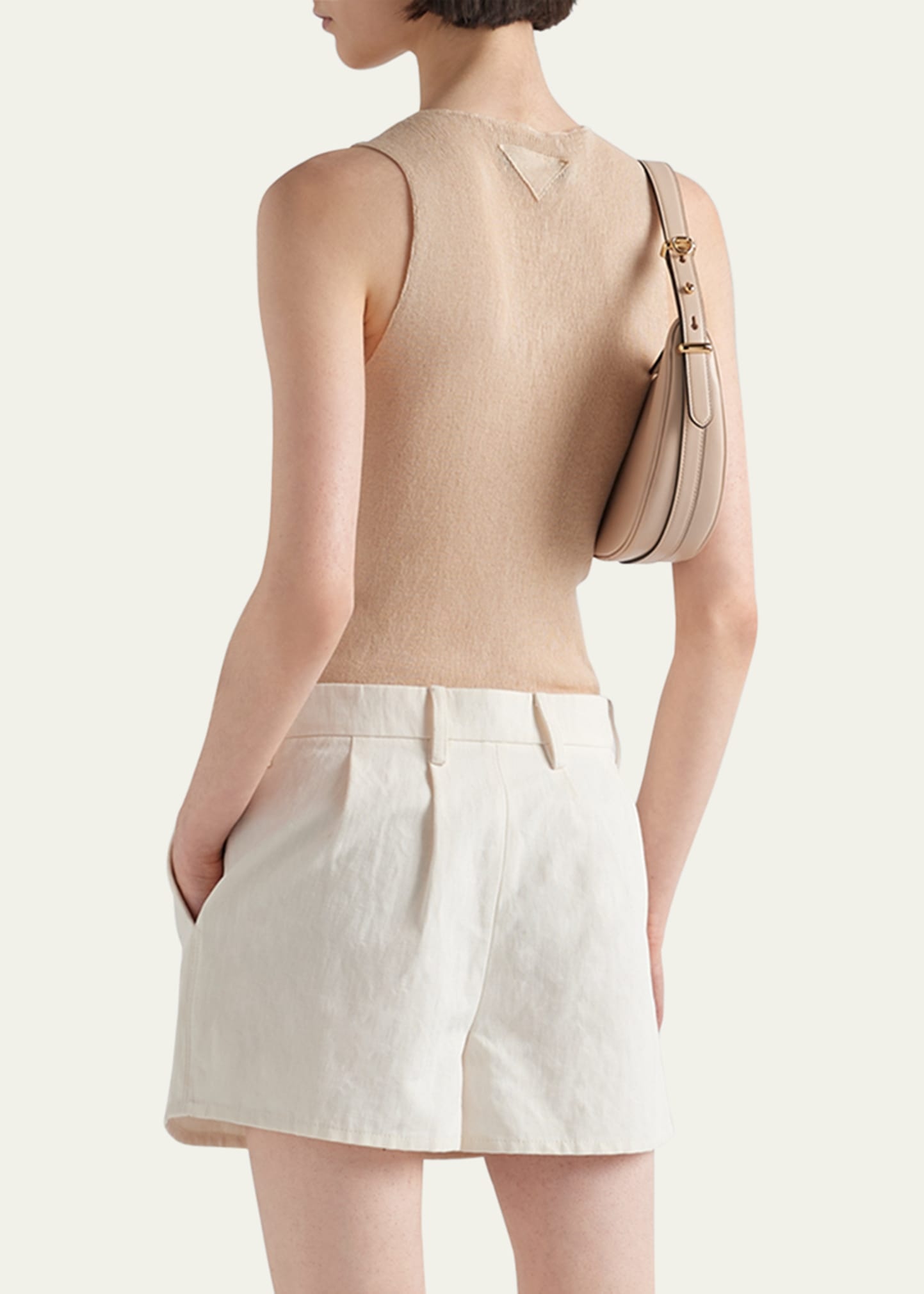 Logo Patch Superfine Knit Tank Top - 3