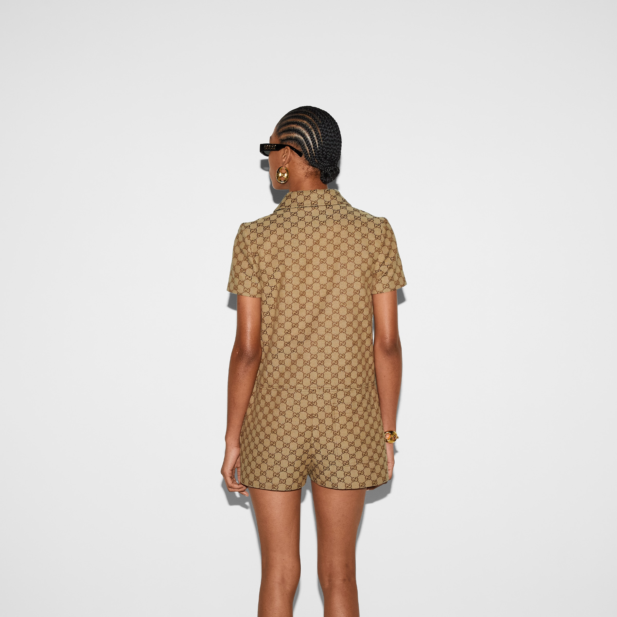 Original GG canvas jumpsuit - 3