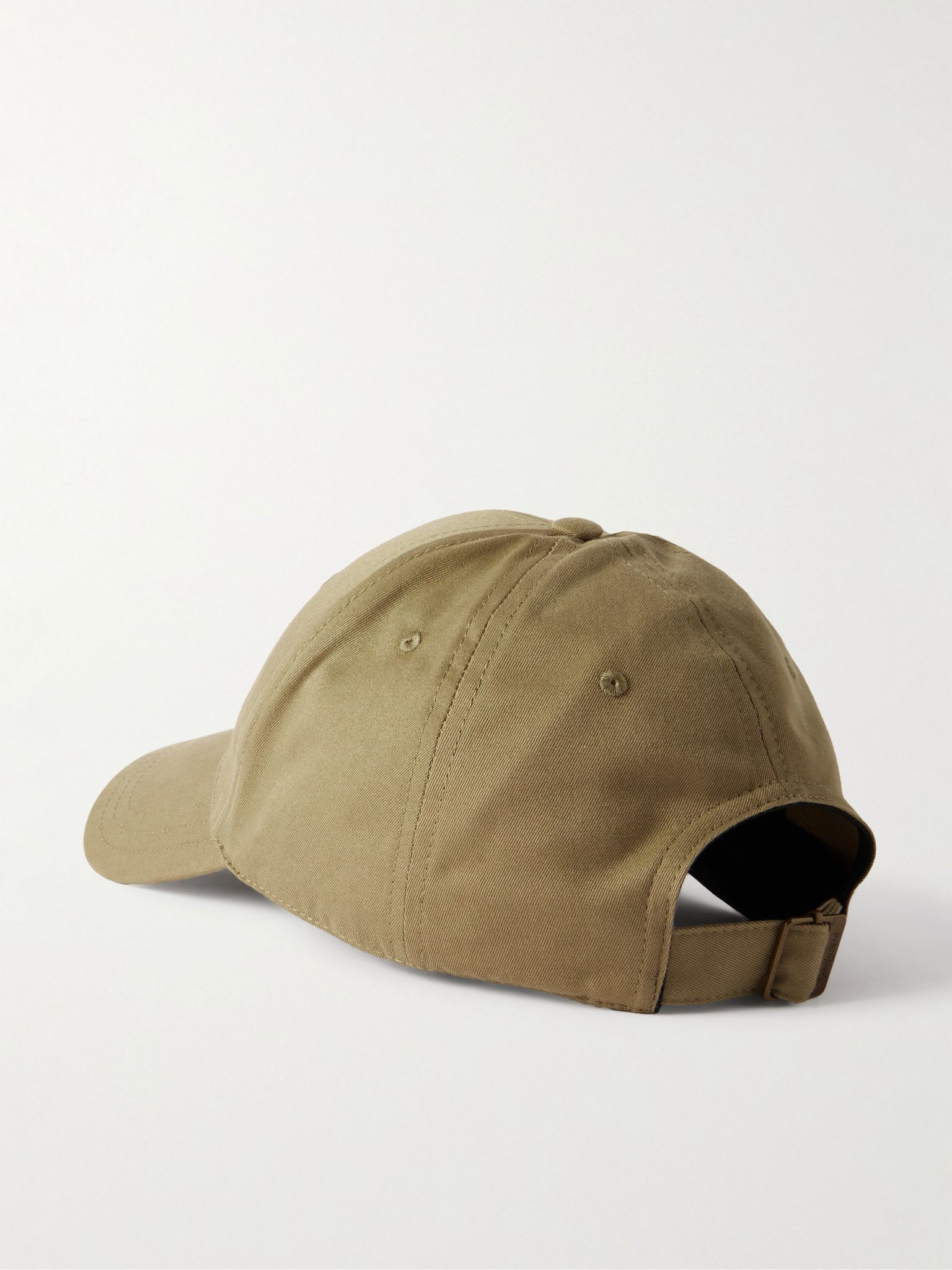 Logo-Appliquéd Cotton-Twill Baseball Cap Sand - 3