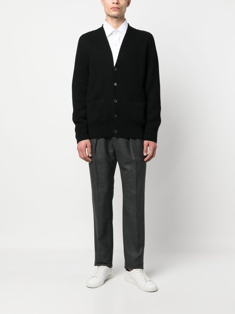 ZEGNA chunky ribbed-knit cardigan outlook