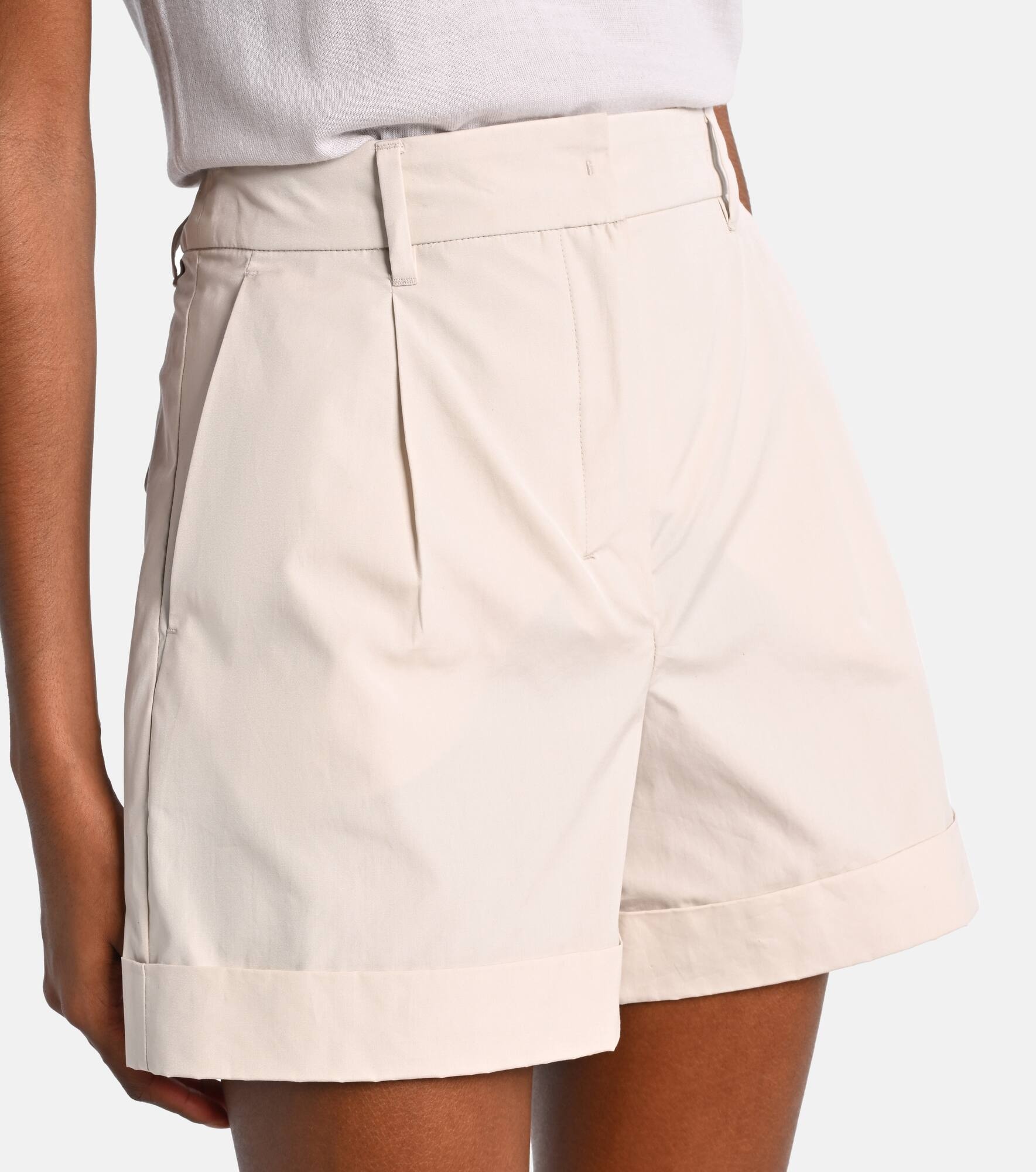 Ubino cotton poplin Bermuda shorts - 4