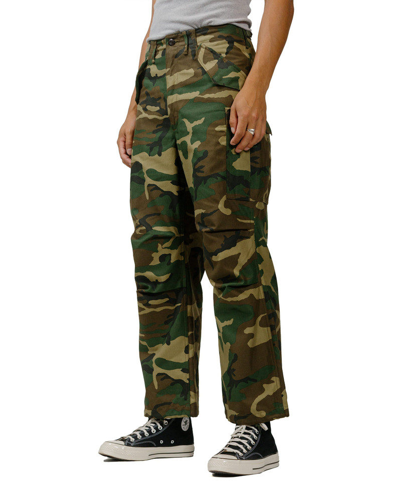 The Real McCoys MP23101 Trousers, Men's, Field, M-65 / Woodland Olive outlook