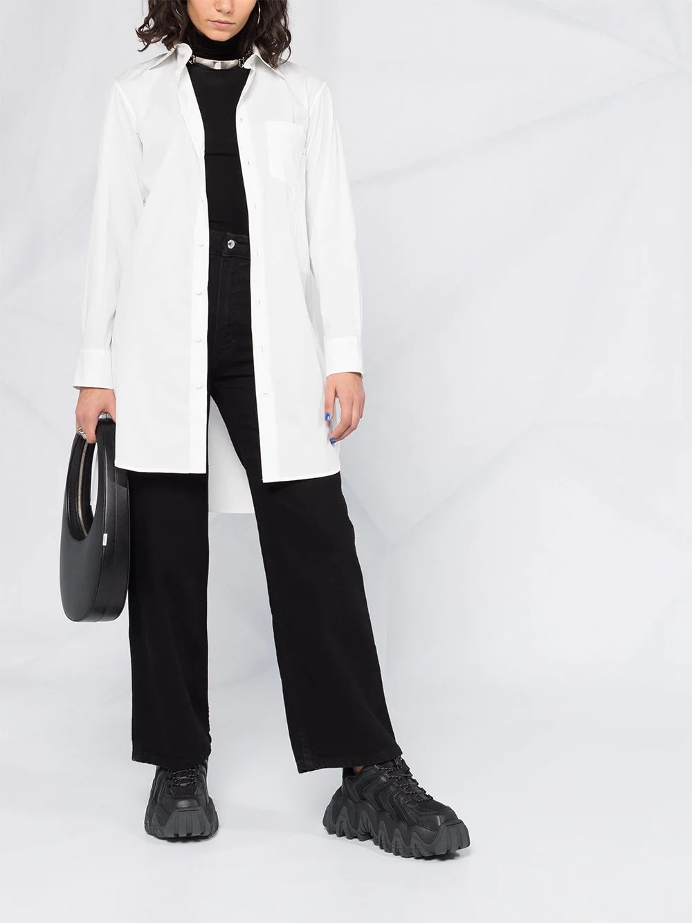 Yohji Yamamoto longline shirt - 2