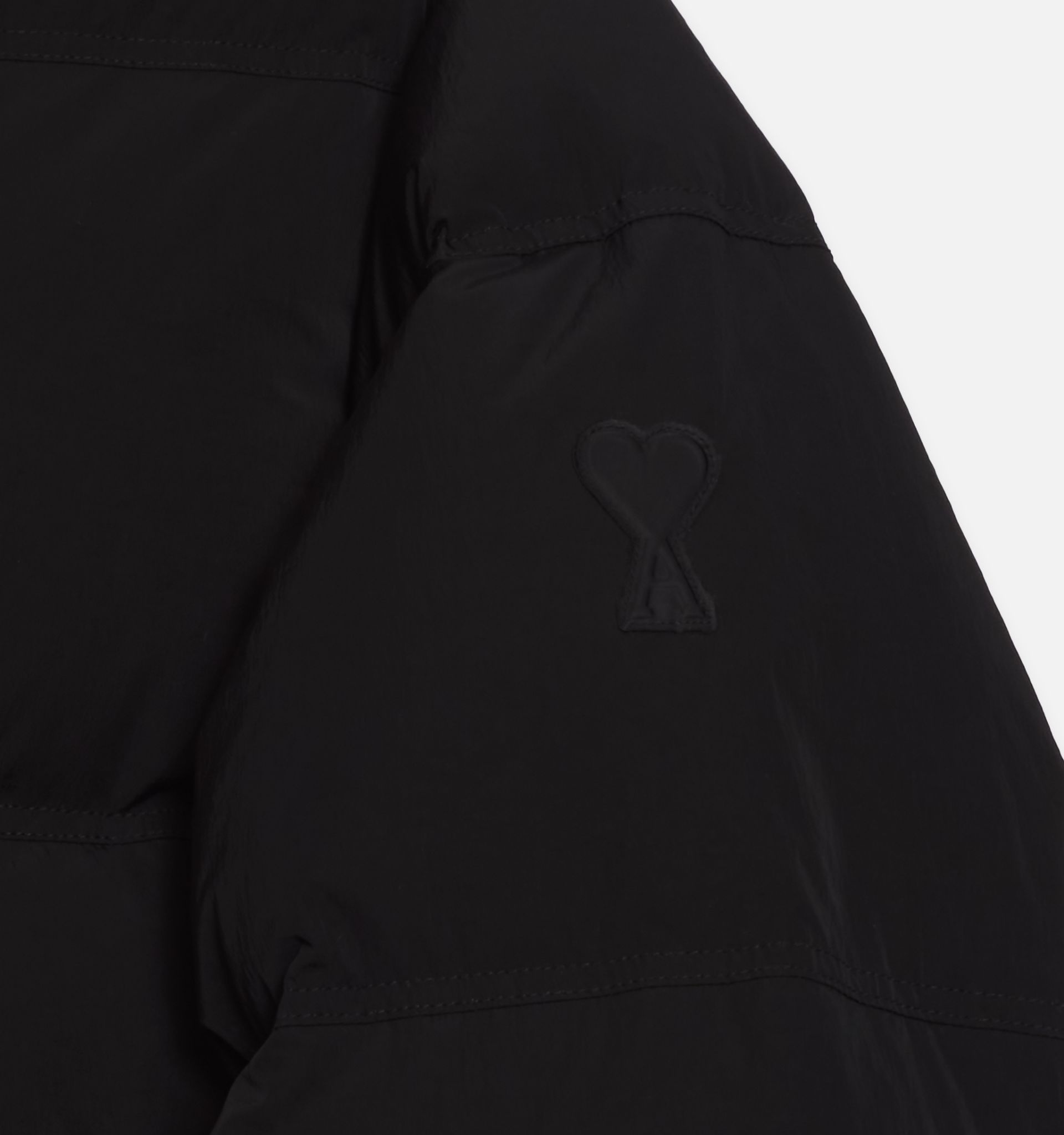 Down Jacket With Ami De Cœur Patch - 4