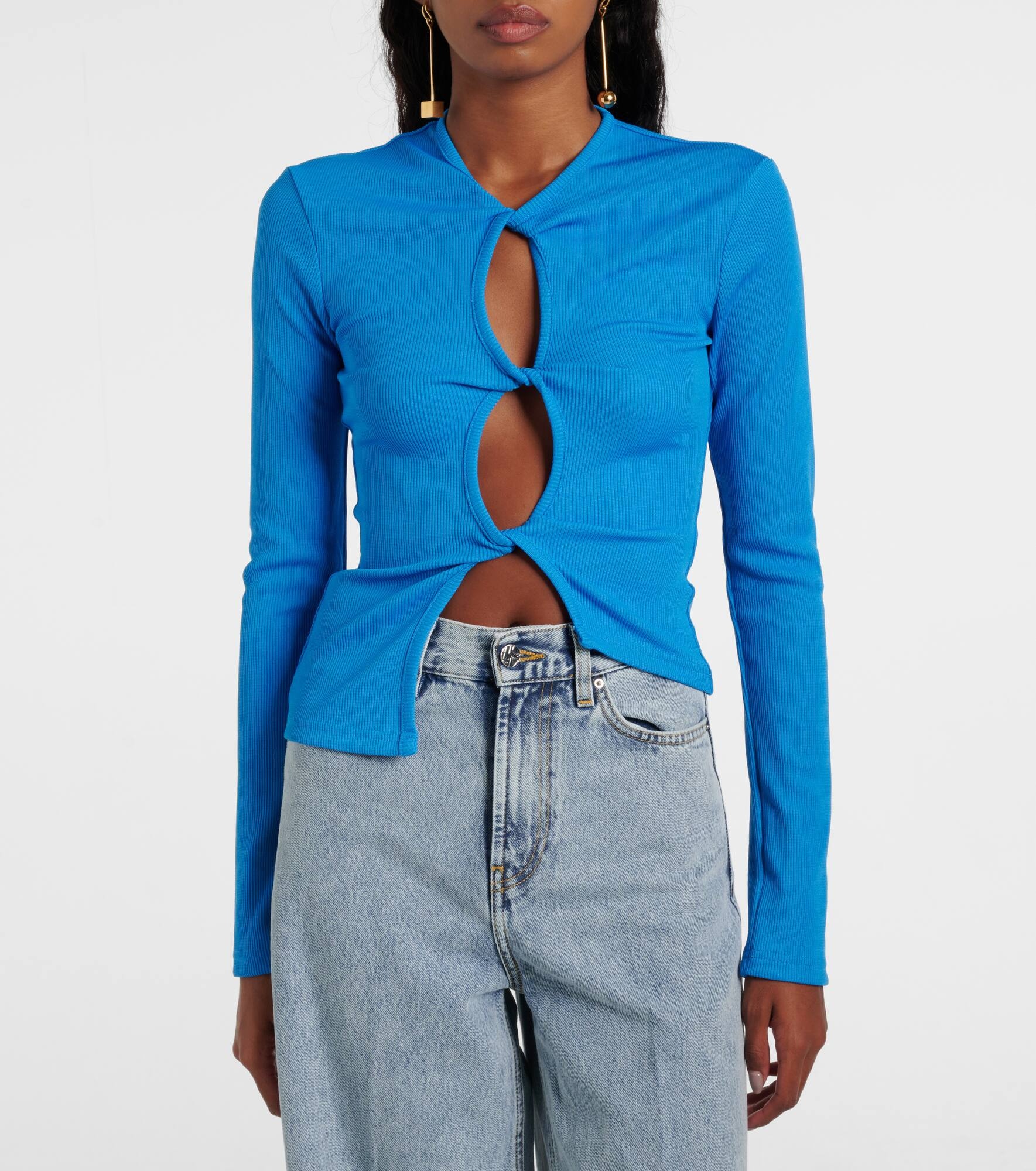 Twisted cutout top - 5