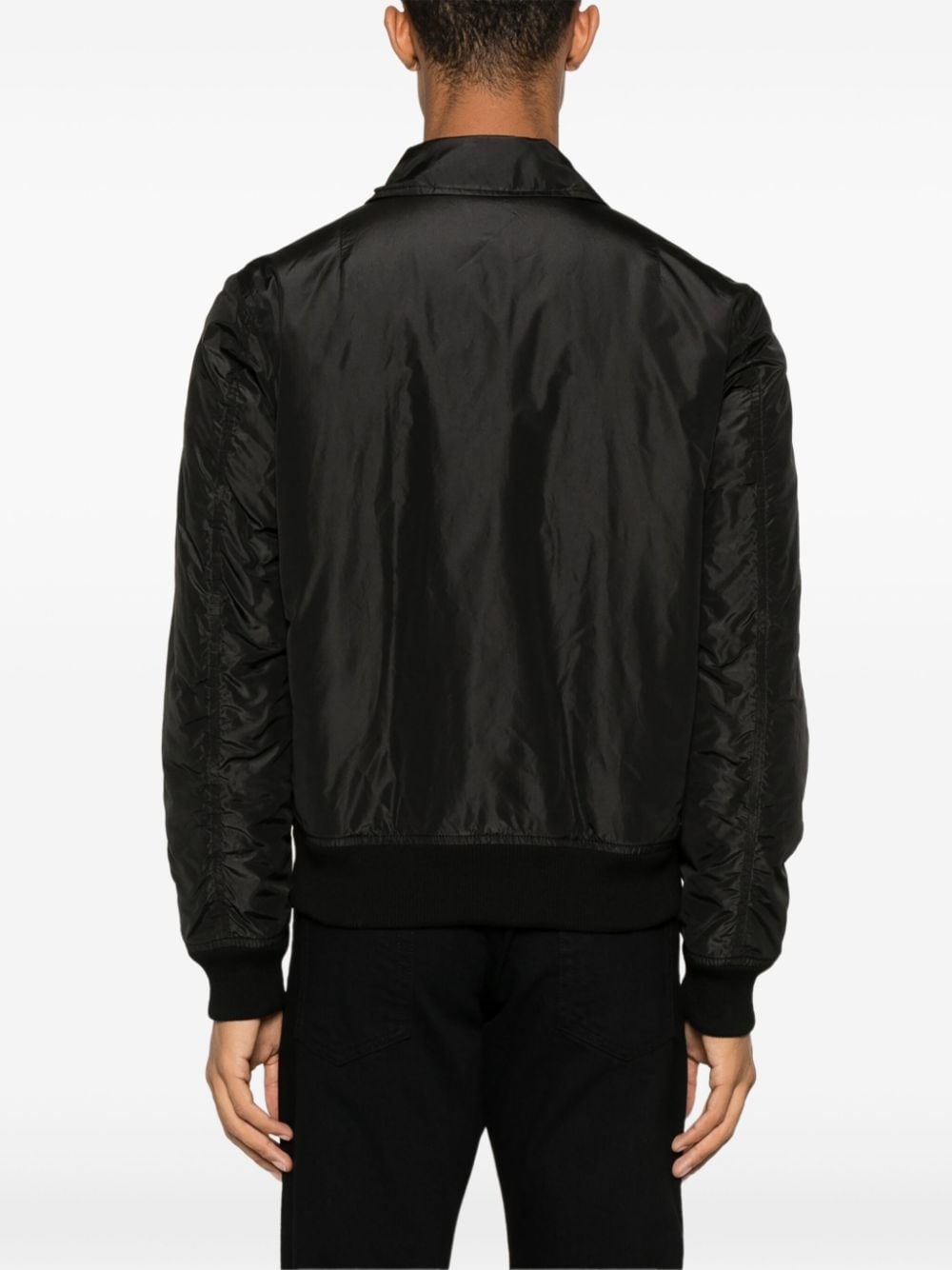 silk bomber jacket - 4